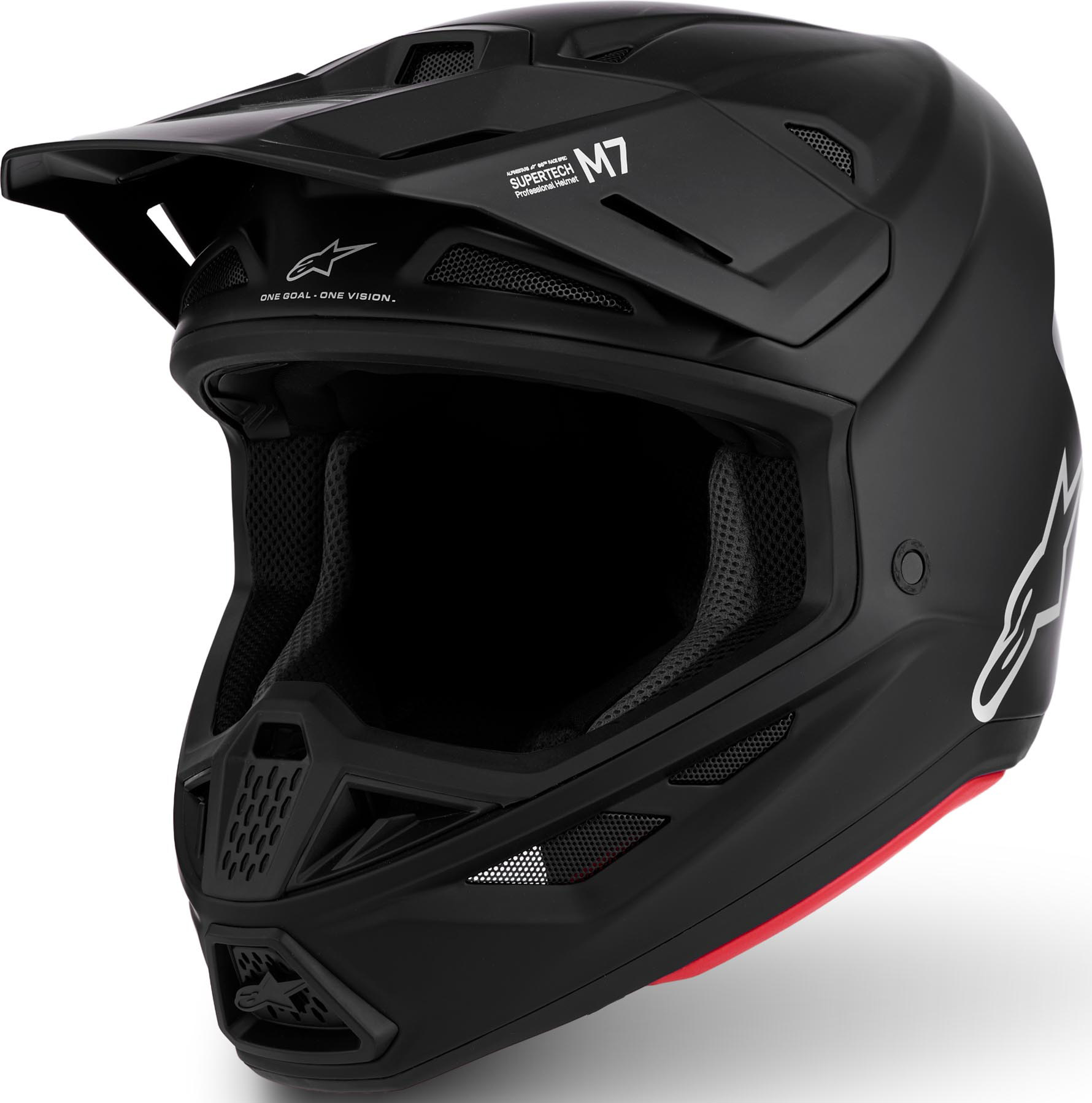 Alpinestars S-M7 Casco da motocross nero opaco S (55/56) Figura 1