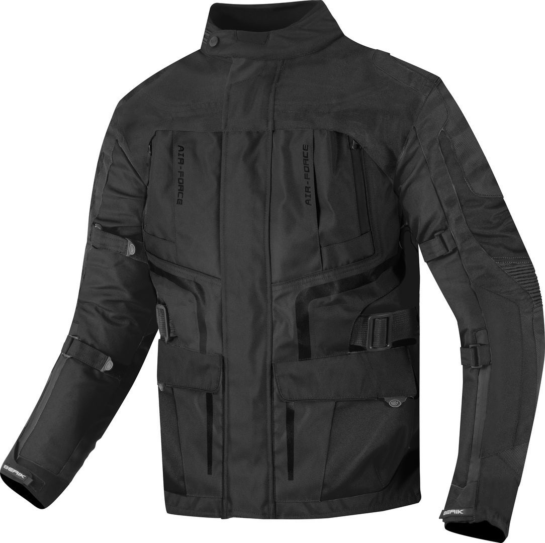 Berik Safari Waterproof 3in1 Motorcycle Textile Jacket black 58 Figure 1