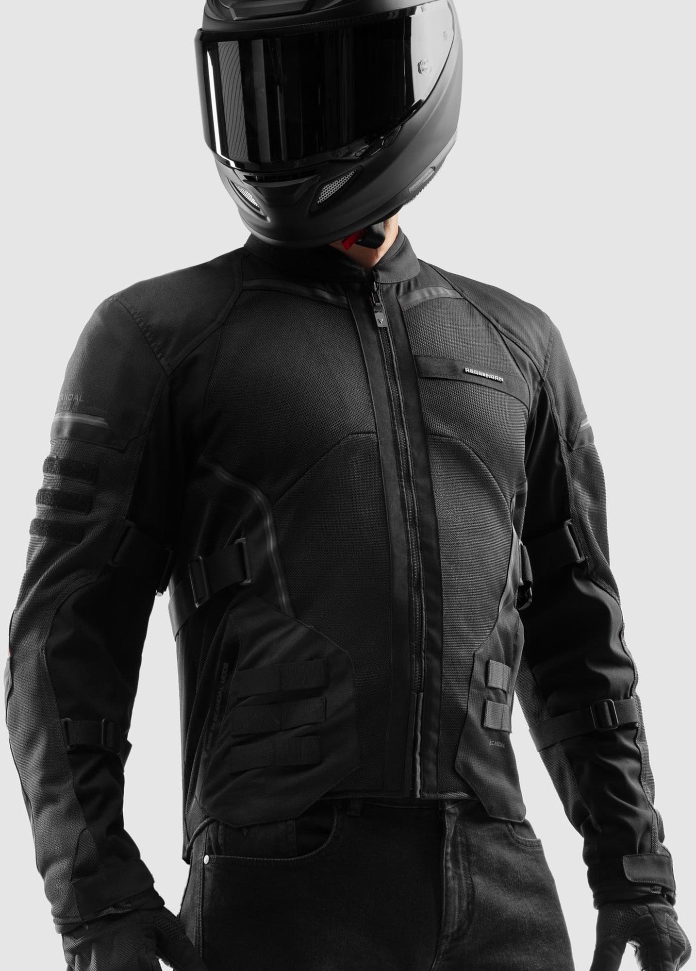 Side view of Rebelhorn Scandal 3 Motorcycle Textile Jacket
