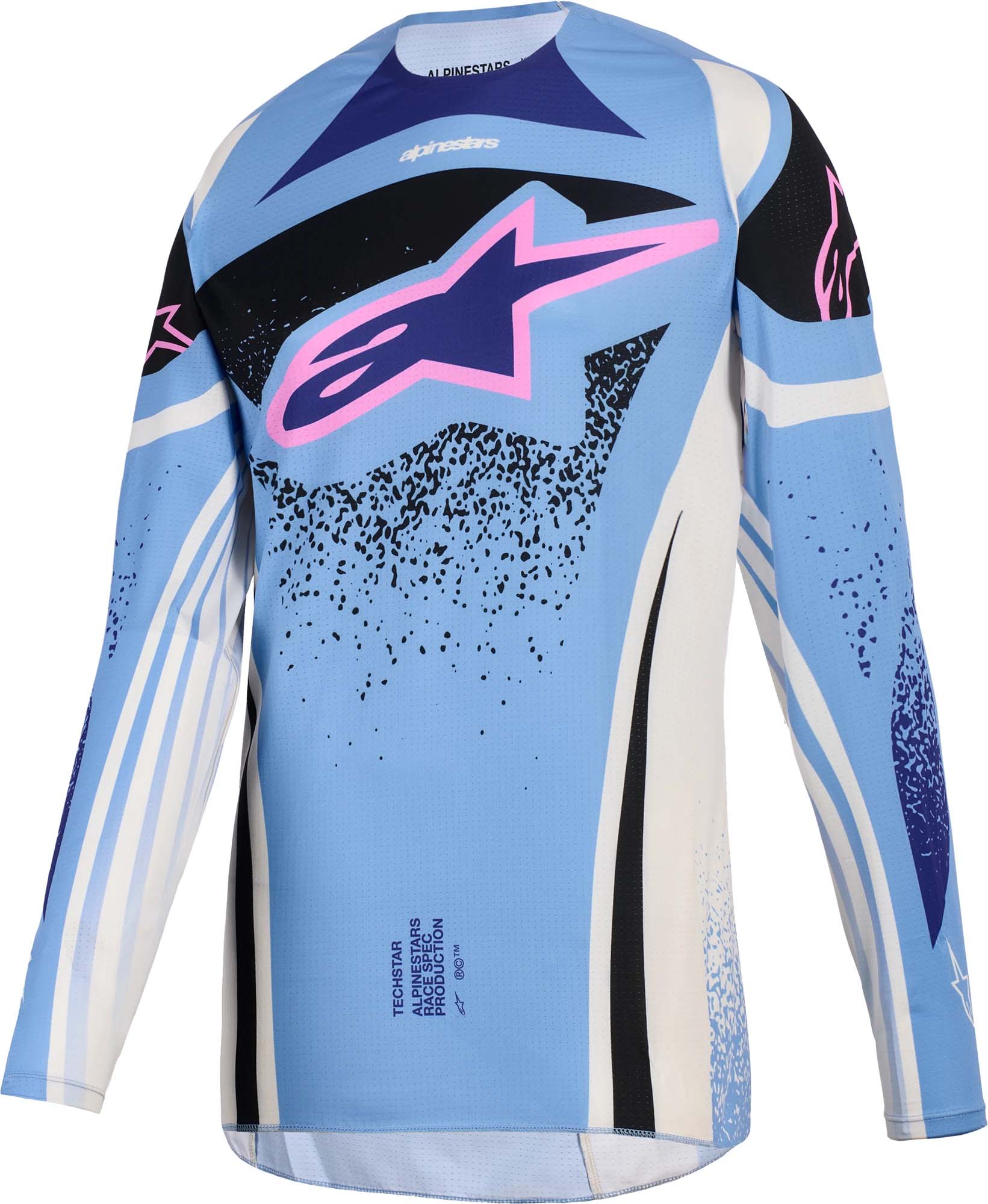 Alpinestars Stella Techstar Nomur Ladies Motocross Jersey blue/white M Figure 1