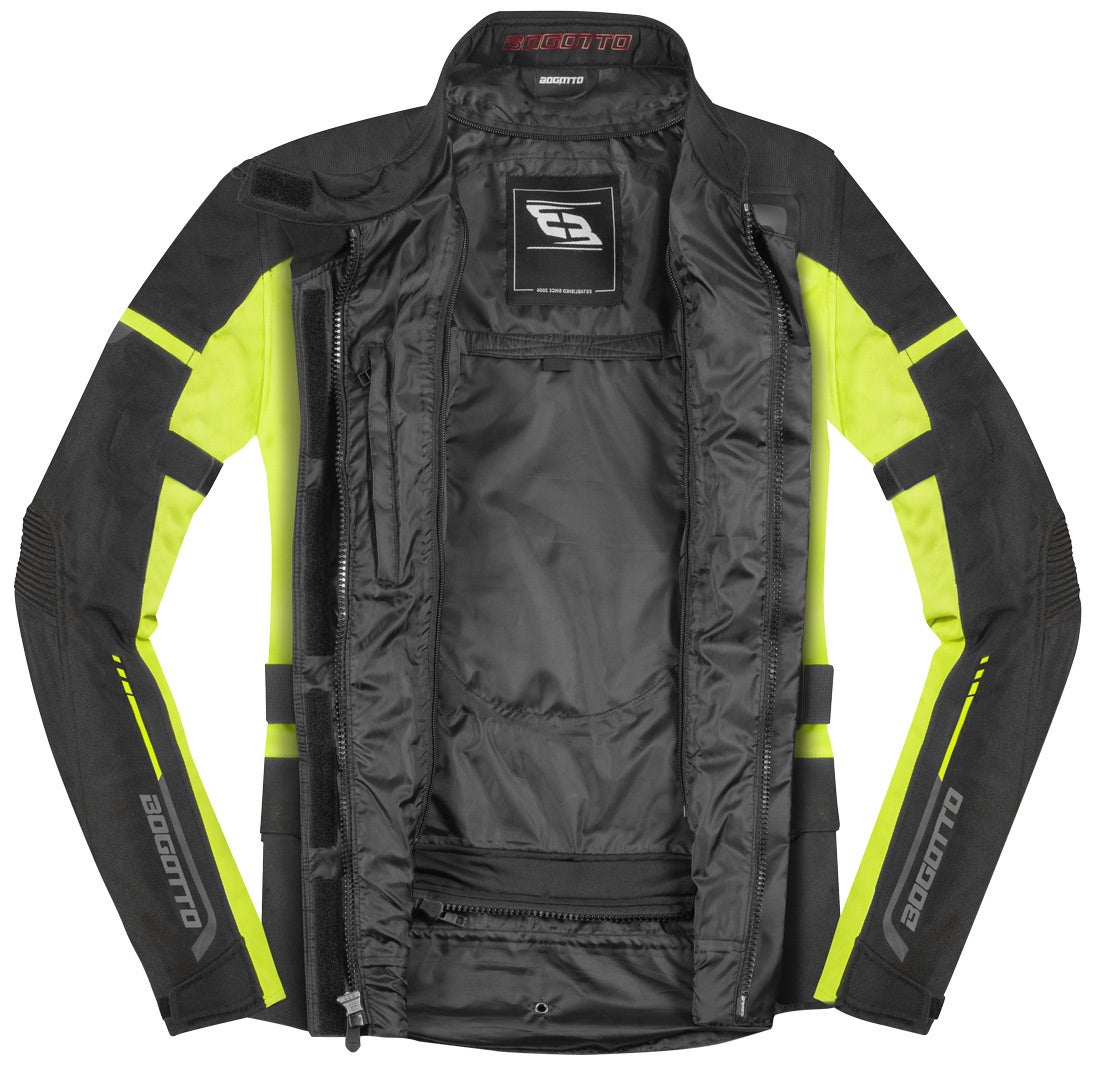 Bogotto Azury 2in1 imperméable dames moto textile veste noir/néon XL Figure 3