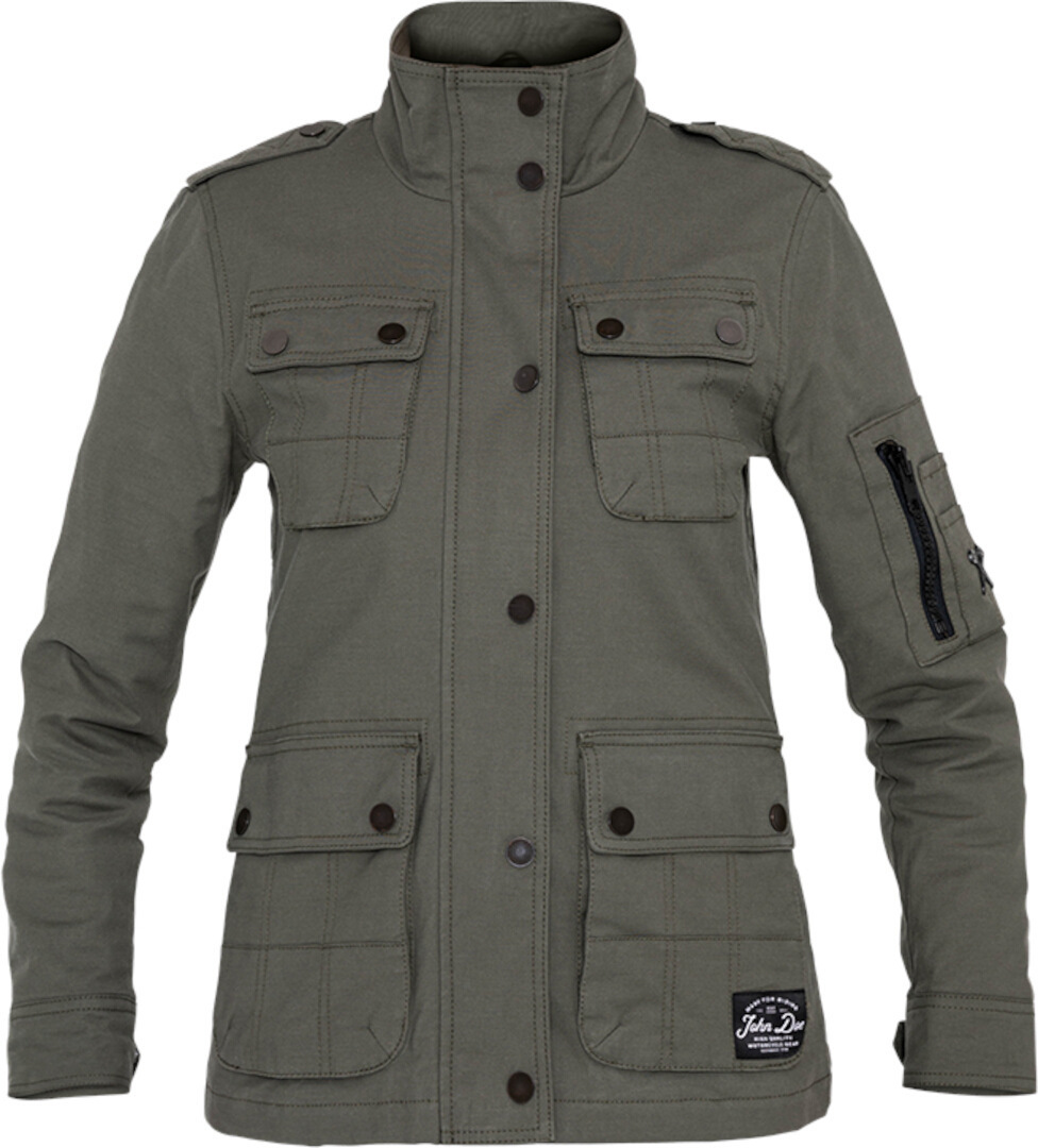 John Doe Explorer XTM Damen Motorrad Textiljacke oliv XL Abbildung 1