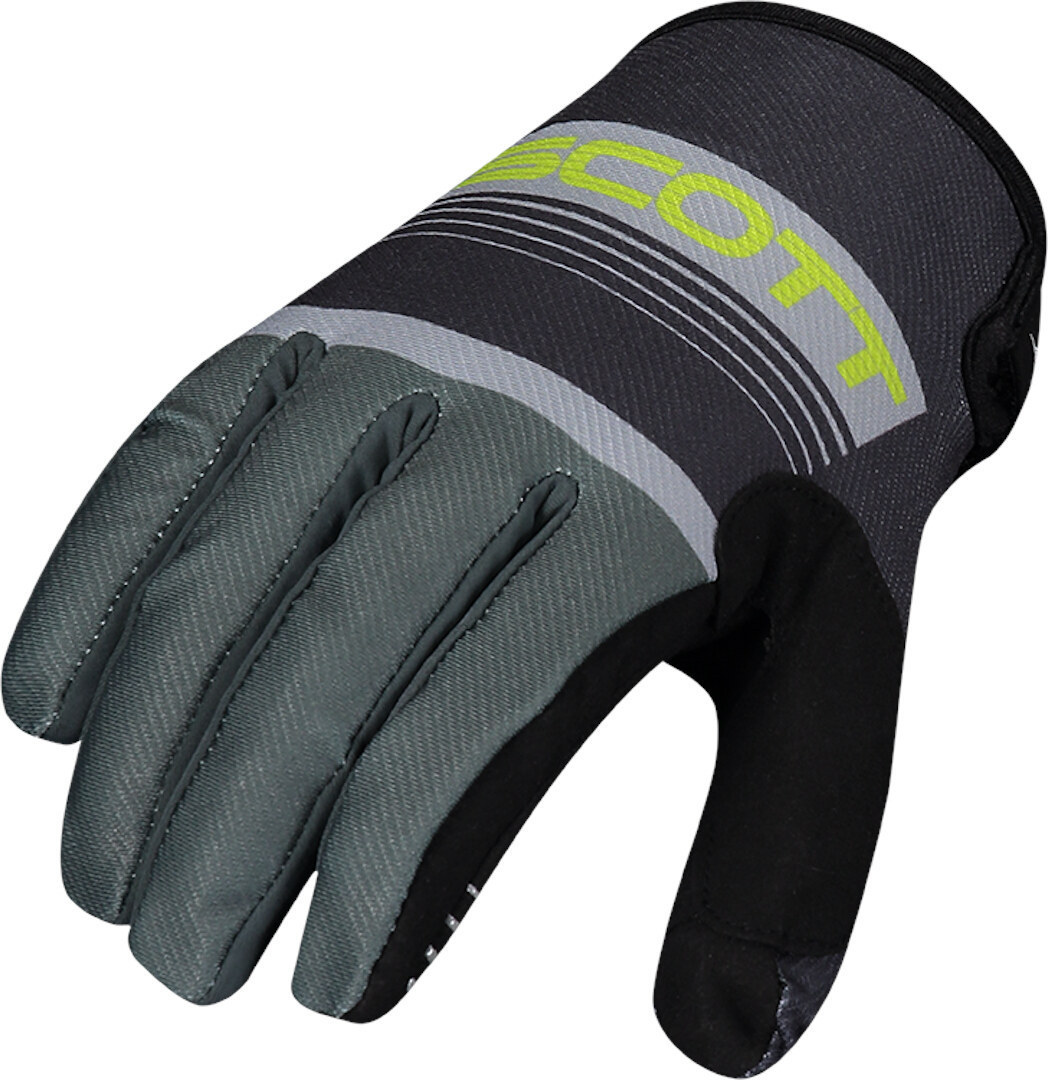 Scott 350 Race Mănuși de motocross gri/galben XL Figura 1