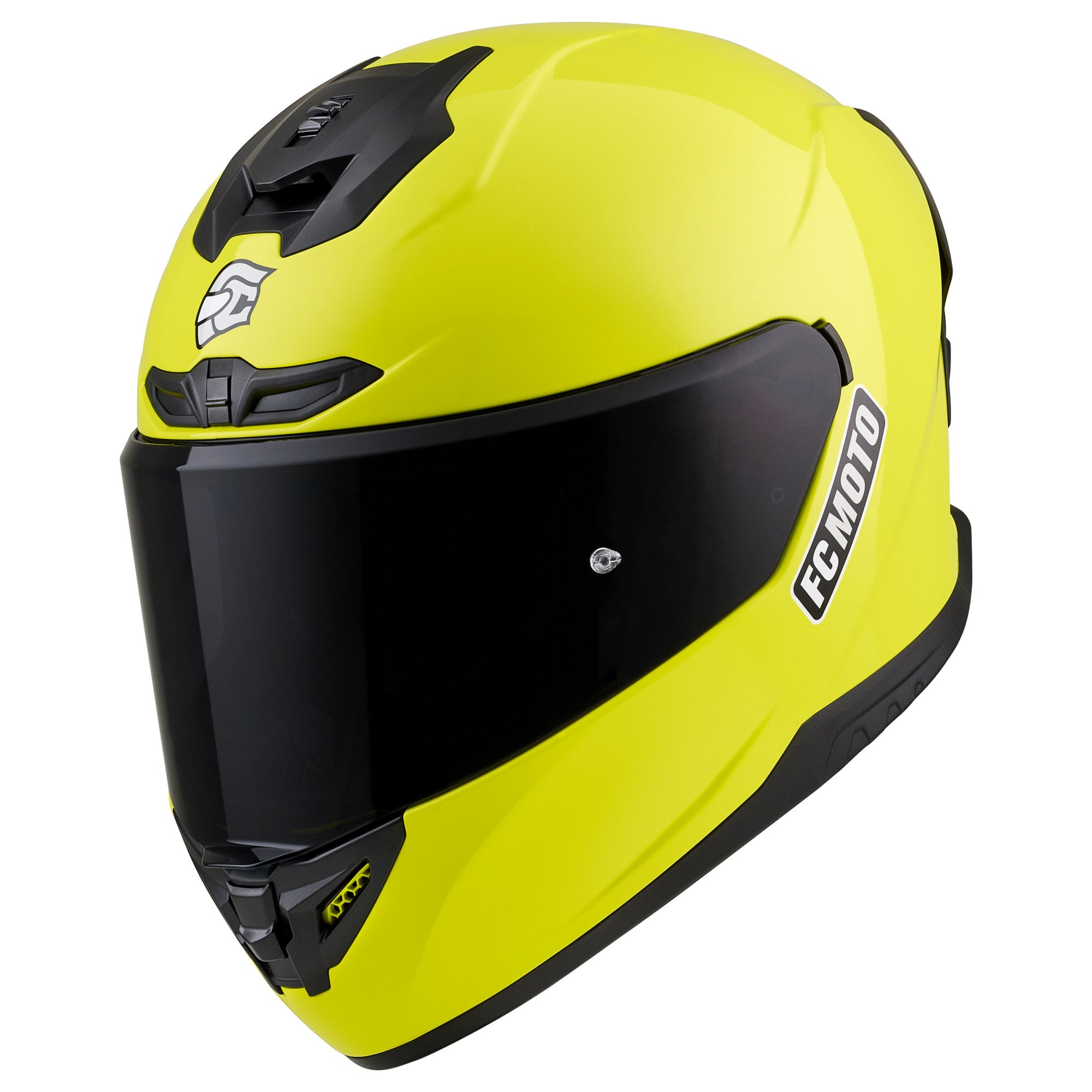 Fcm Women's Neon Yellow Fc-Moto G-361S Helmet