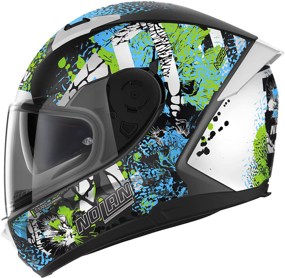 Nolan N60-6 Eufor Casque Noir mat/bleu L (60) Figure 2