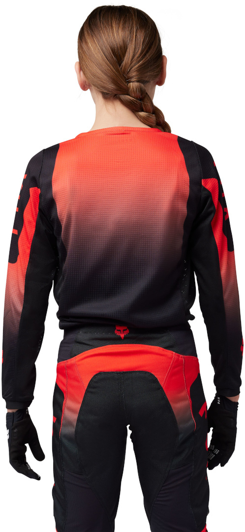 FOX 180 Lean Jugend Motocross Jersey rot YM Abbildung 2