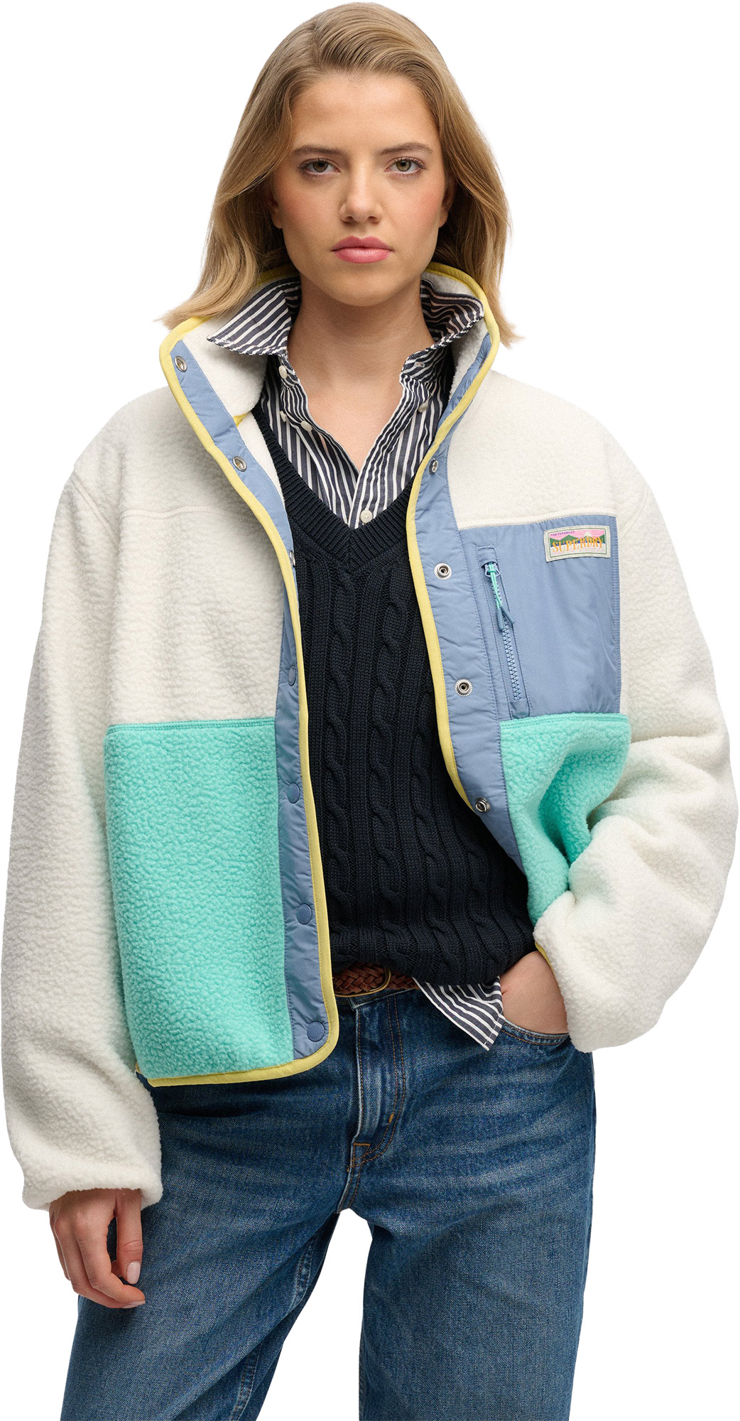 Superdry & Co Dames Fleece Jas 8 Figuur 6