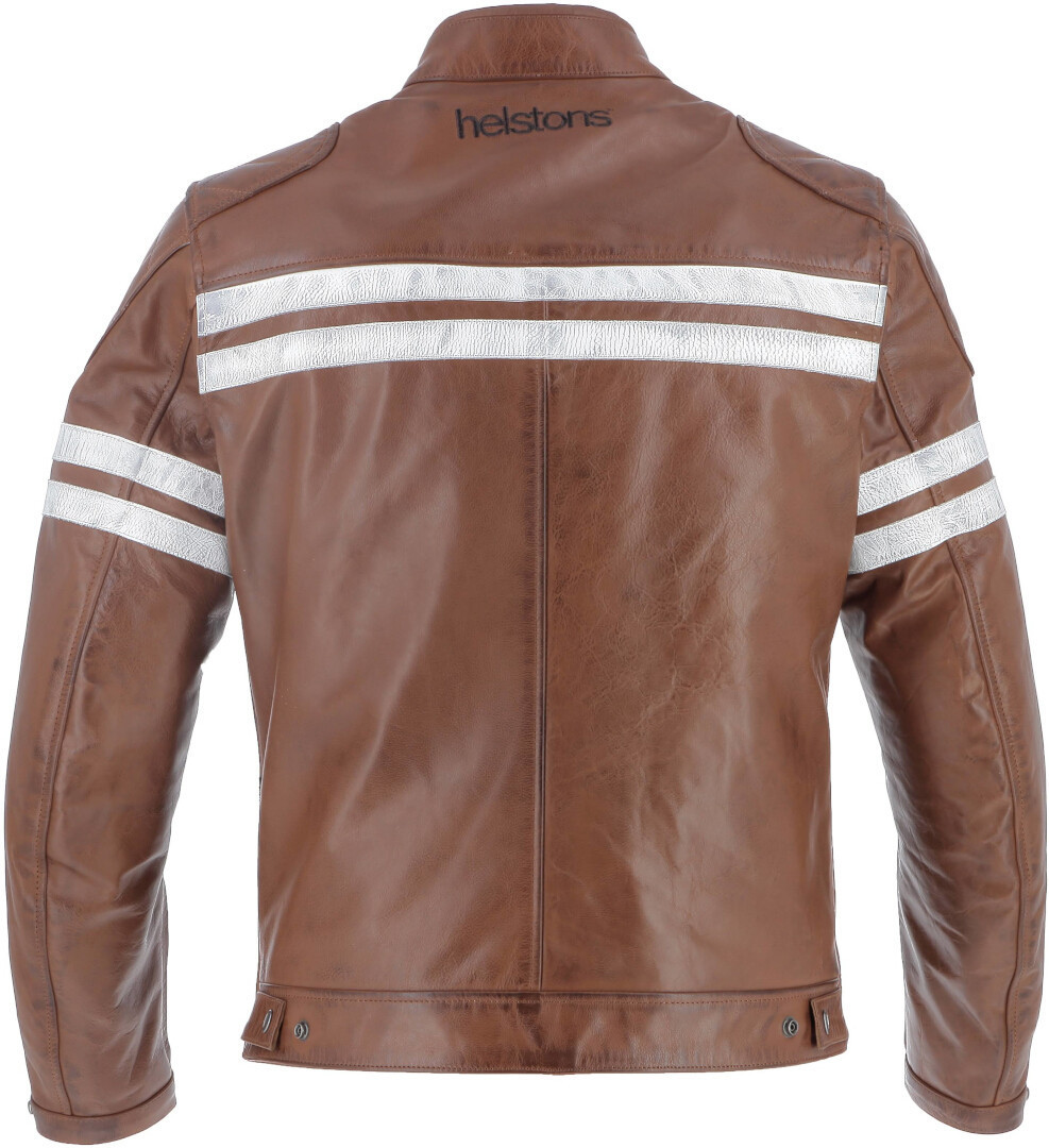 Helstons Jake Speed Motorcycle Leather Jacket brown L Figure 2