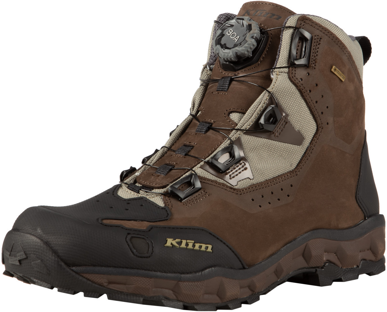 Klim Outlander GTX Motorcycle Boots brown 14 Figure 1