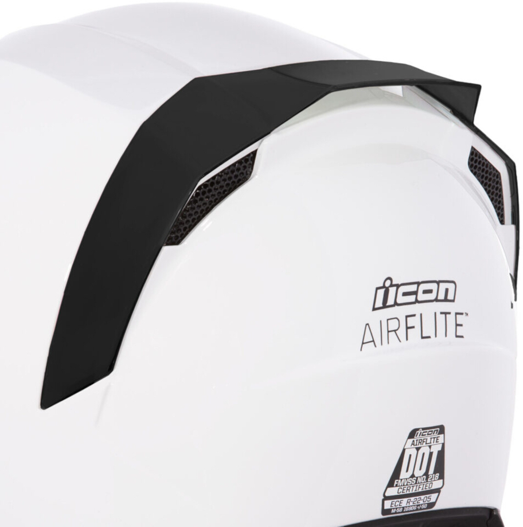 Icon Airflite Matt Rear Spoiler Black matt Figura 1