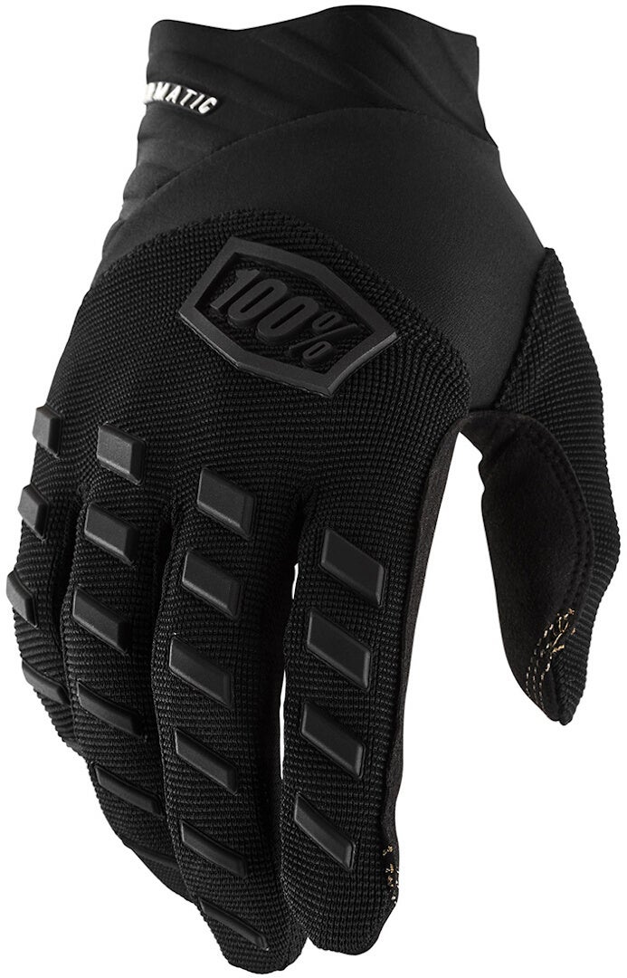 100% Airmatic Cykelhandsker Sort M Figur 1