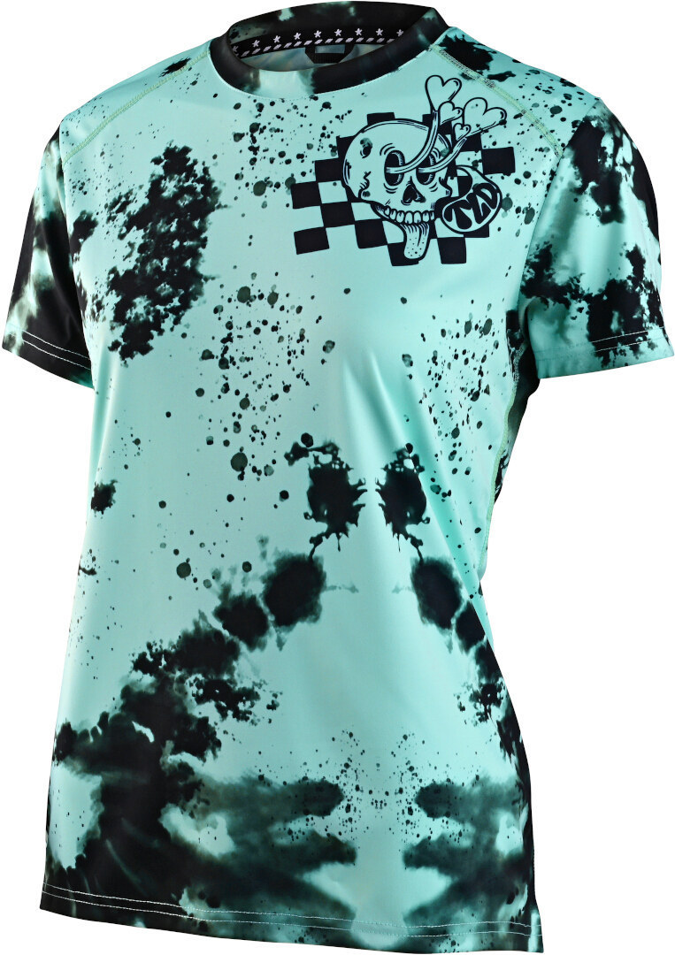 Troy Lee Designs Lilium Micayla Gatto Ladies Tricou de bicicletă cu mânecă scurtă turcoaz XS Figura 1
