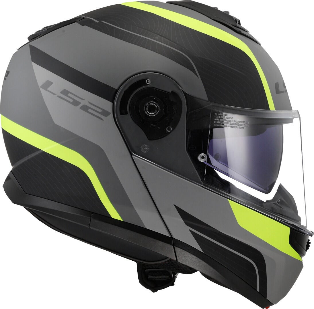 LS2 FF908 Strobe II Monza Přilba černá matná/šedá/neonově žlutá L (59/60) Obrázek 4