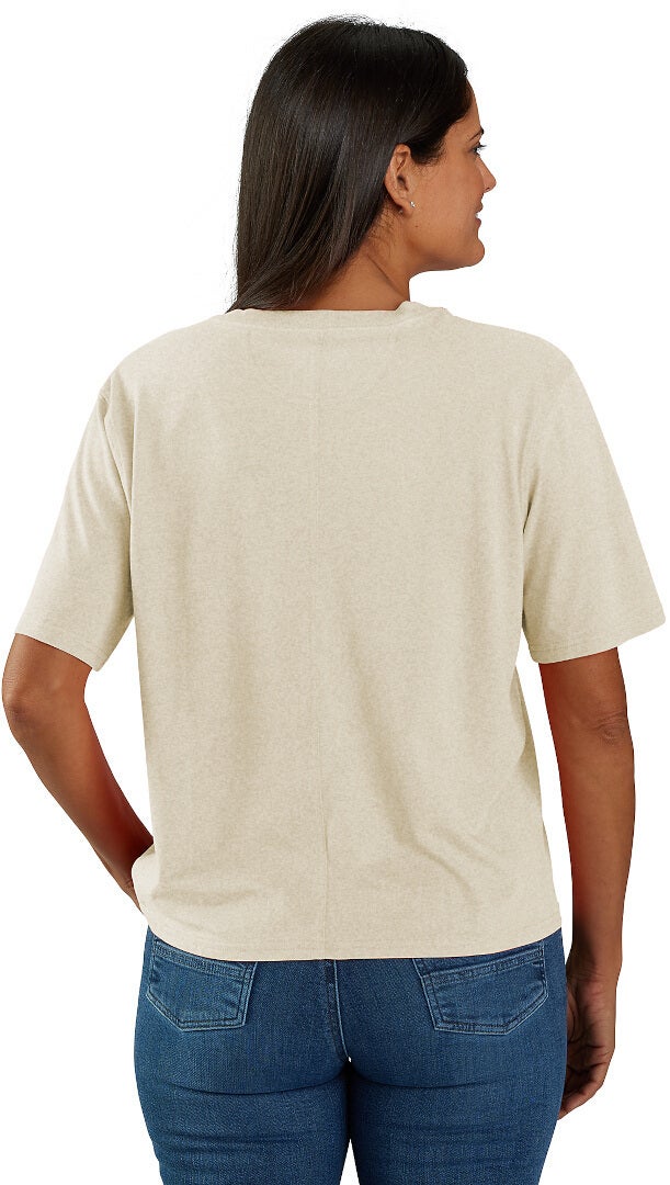 Carhartt Loose Fit Lightweight Short Sleeve Crewneck Ladies T-shirt Fløde M Figur 2