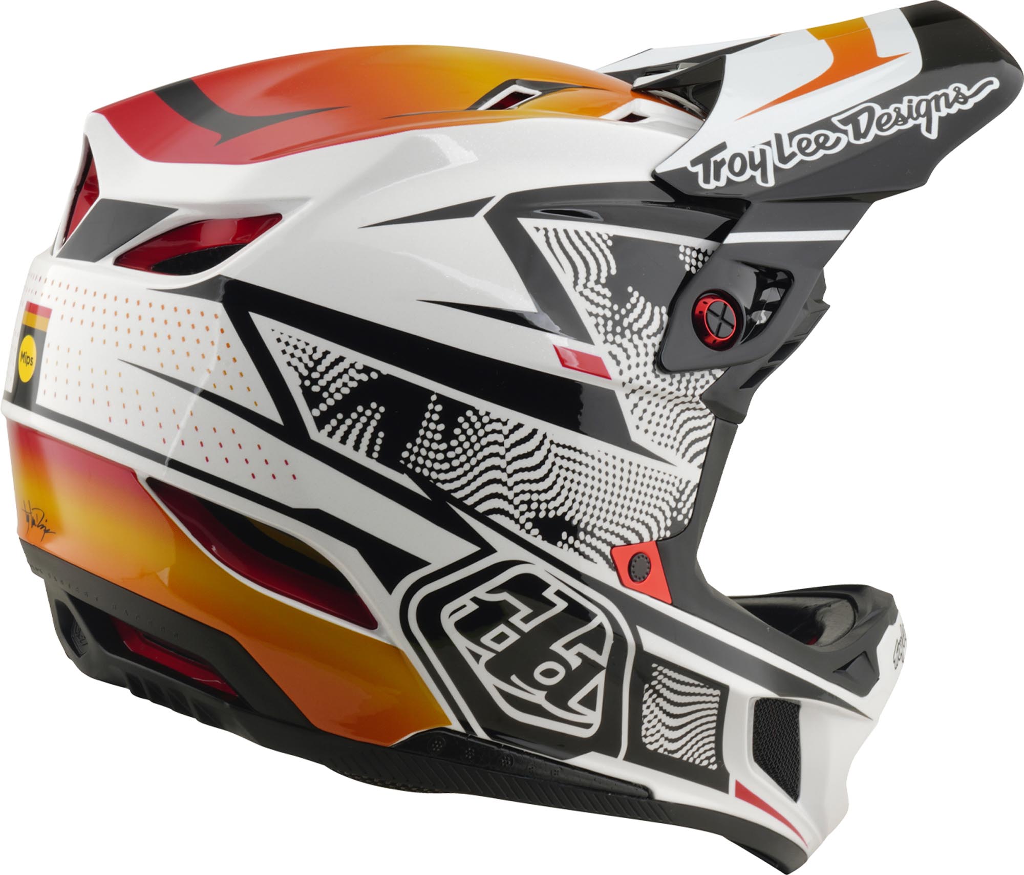 Troy Lee Designs D4 Composite MIPS Lined Up Casco per discesa S (55/56) Figura 3