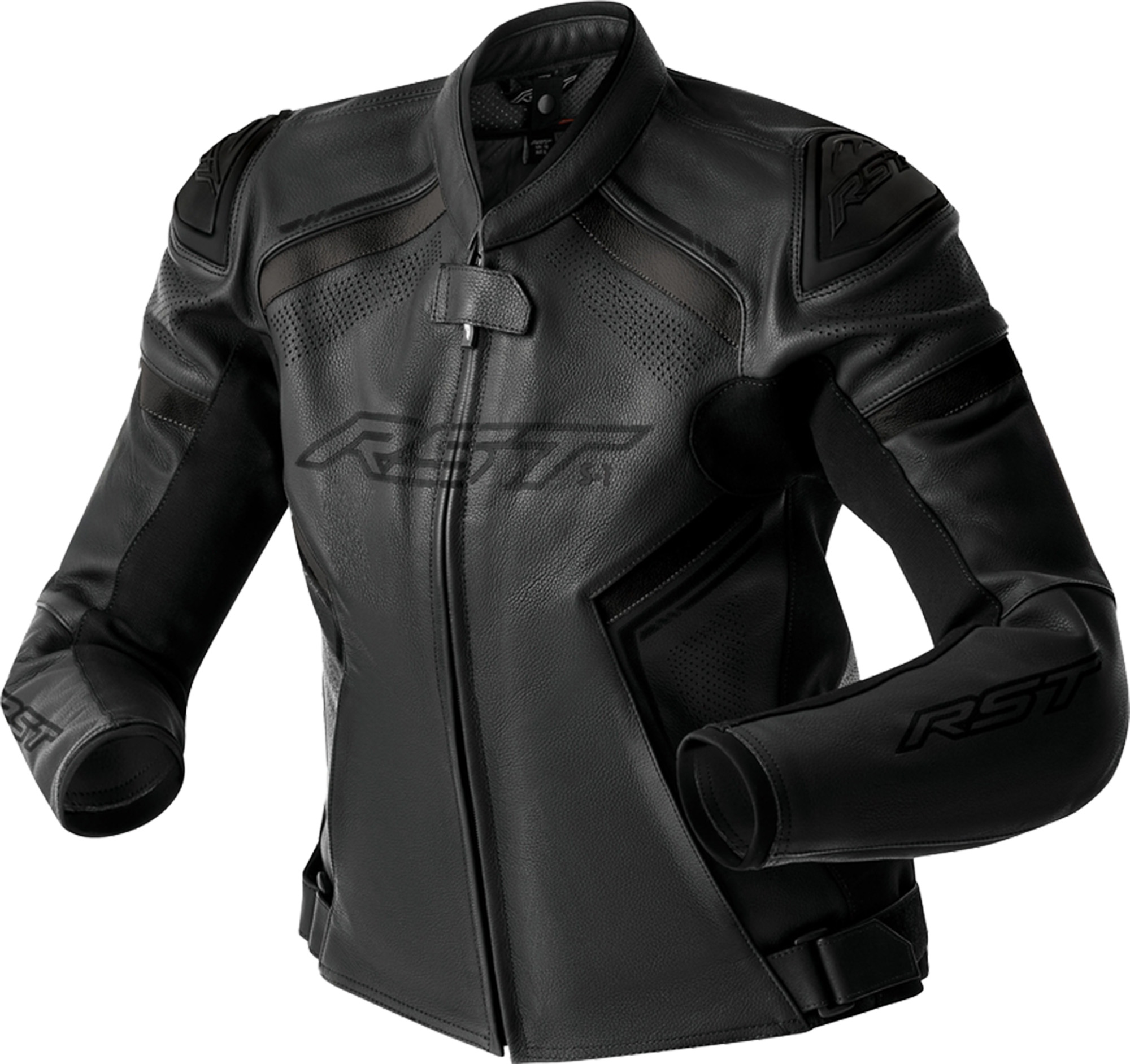RST S1 D3O Damer motorcykellæderjakke Sort 10 Figur 1