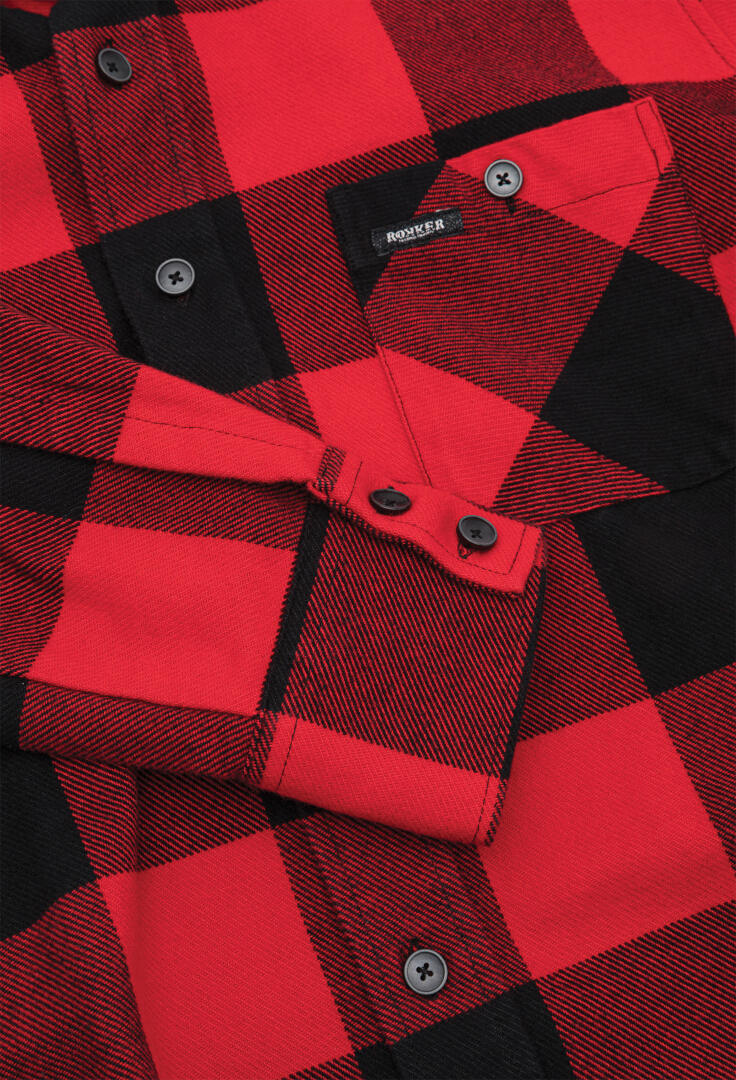 Rokker Denver 2 Camisa negro/rojo L Figura 3