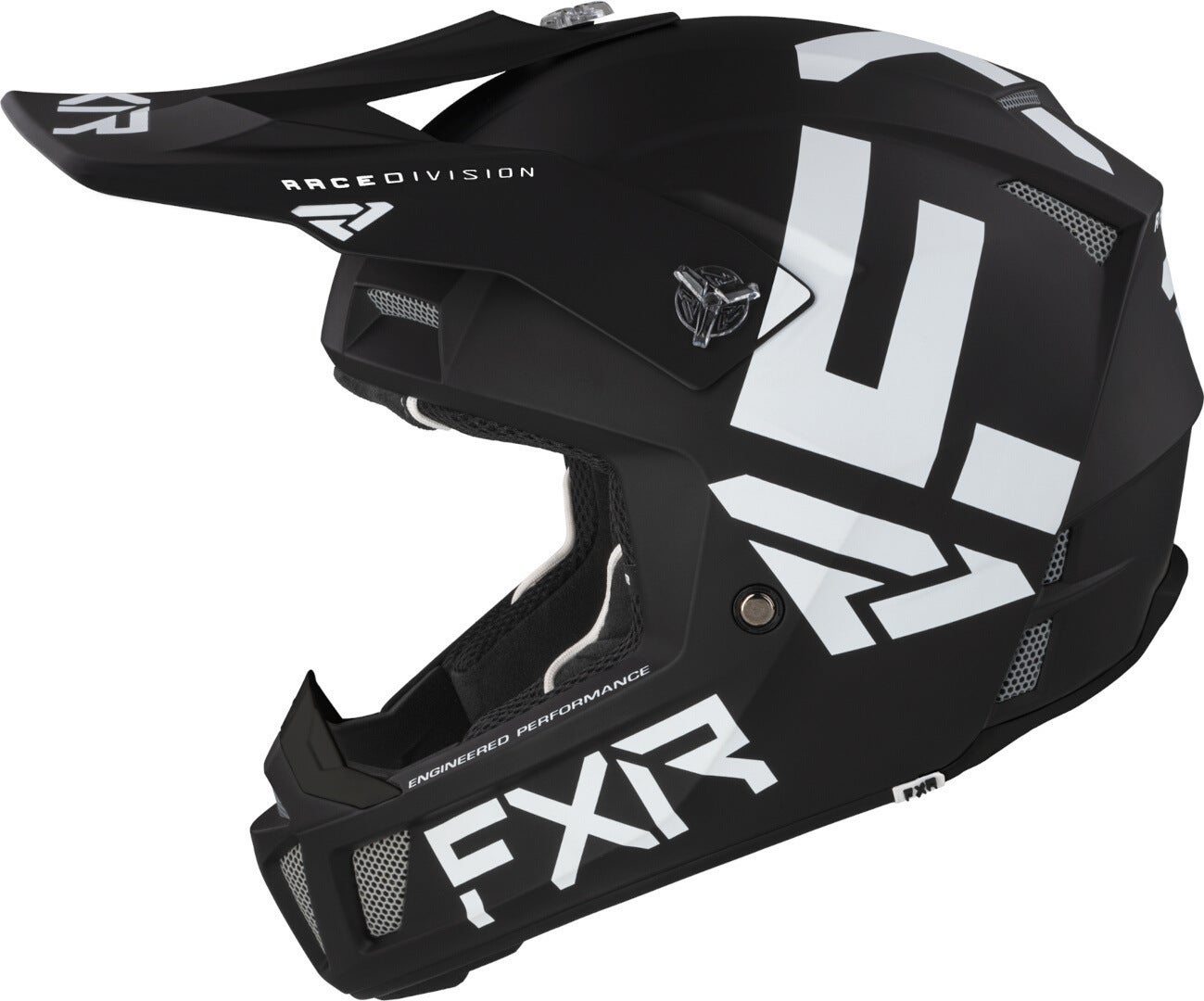FXR Clutch CX MX Gear Motokrosová přilba černobílá XXL (63/64) Obrázek 2