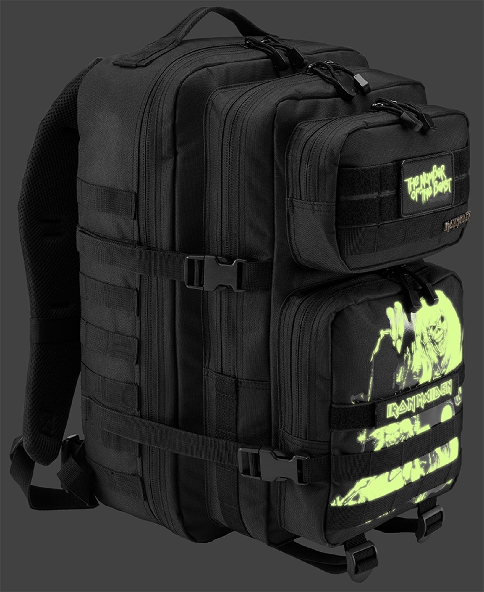 Brandit Iron Maiden US Cooper Large Eddy Glow バックパック 図6
