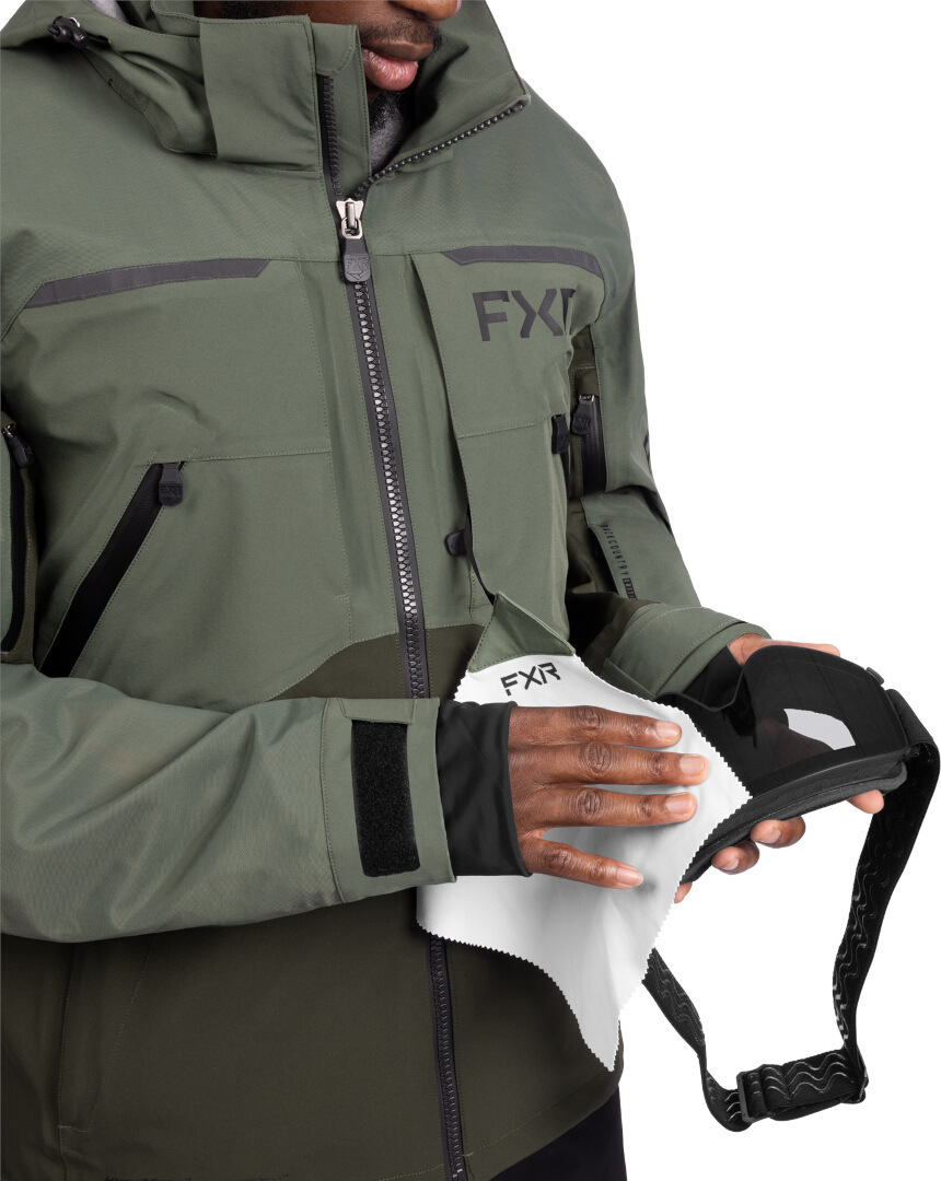 FXR Ridge Pro Trilaminate 2025 Snowmobile Jacket olive M Figure 4