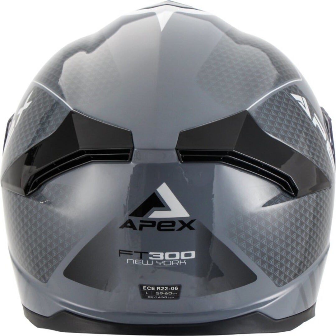 APEX FT300 New York Cască Negru/gri XL (61/62) Figura 2