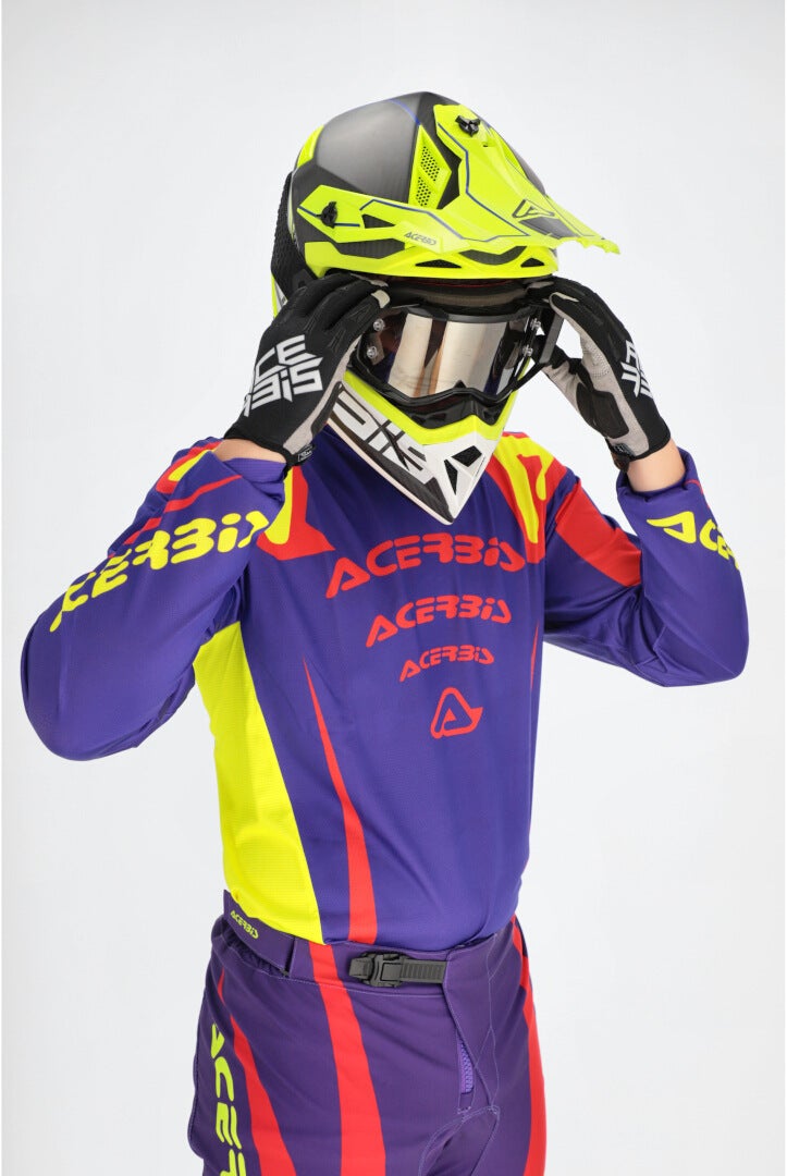 Acerbis MX J-Track Askar Motorcross Jersey paars/rood M Figuur 2
