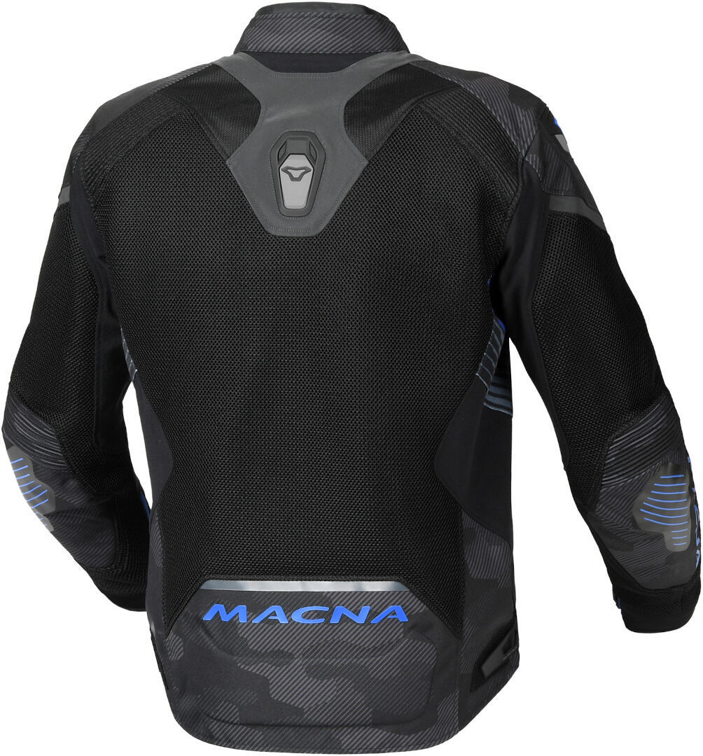 Macna Novic waterproof Motorcycle Textile Jacket black/grey/blue XL Figure 2