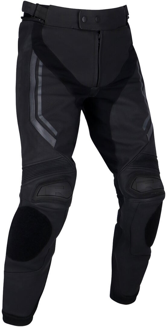 Richa Matrix 2 Motorcycle Leather Pants black/dark grey Short 50 Figure 1