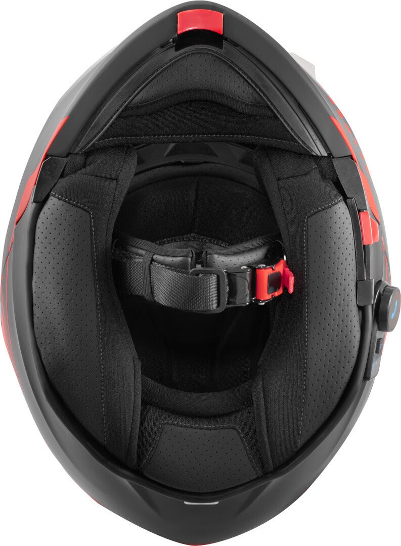 Bogotto H271 BT Taog Bluetooth Hjelm sort mat/orange L Figur 8
