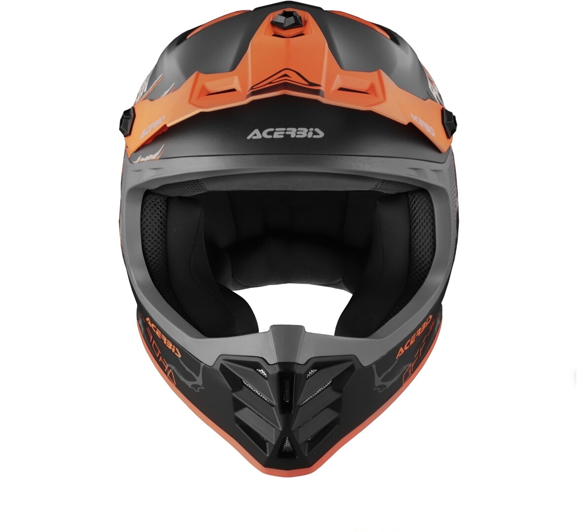 Acerbis Profile Rex Kids Cască de motocross Negru mat/portocaliu Y/M (49/50) Figura 10