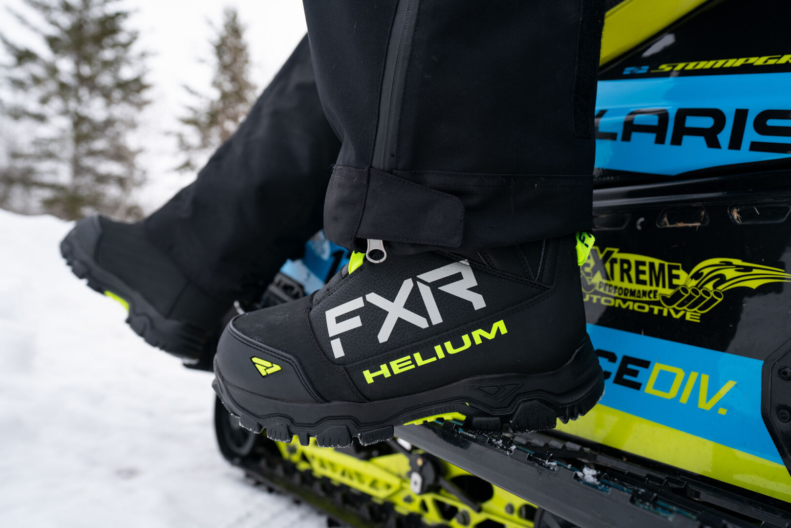FXR Helium BOA Snowmobile Boots black/yellow 46 Figure 7