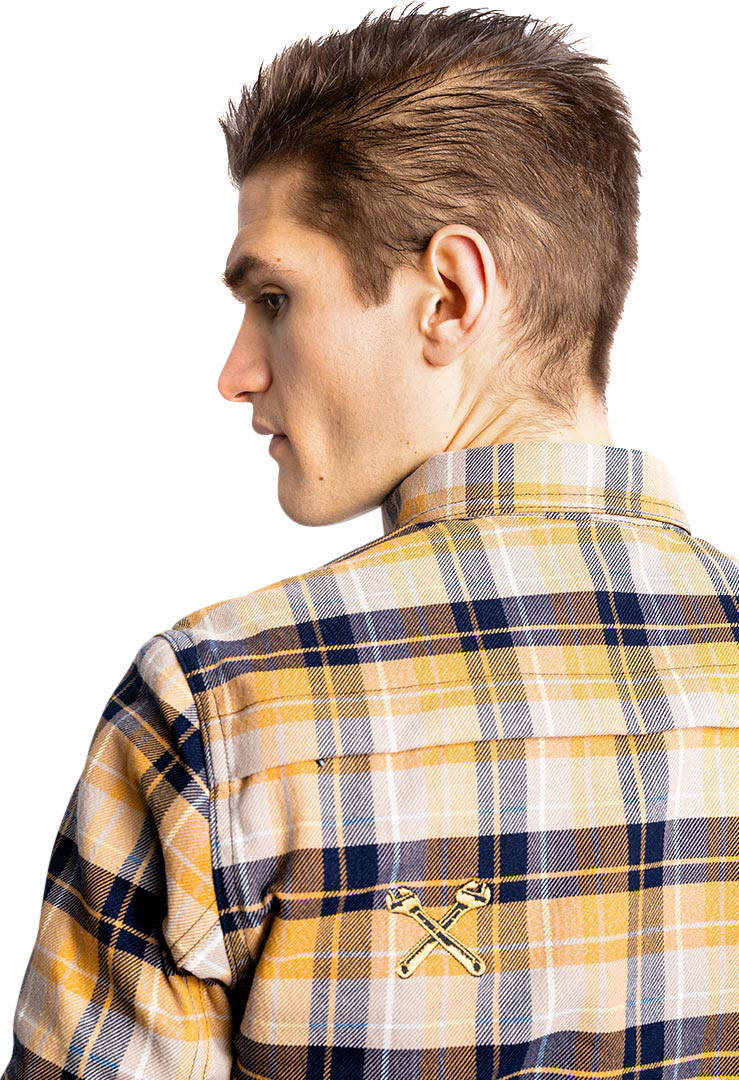 John Doe Motoshirt Hemd creme M Abbildung 11