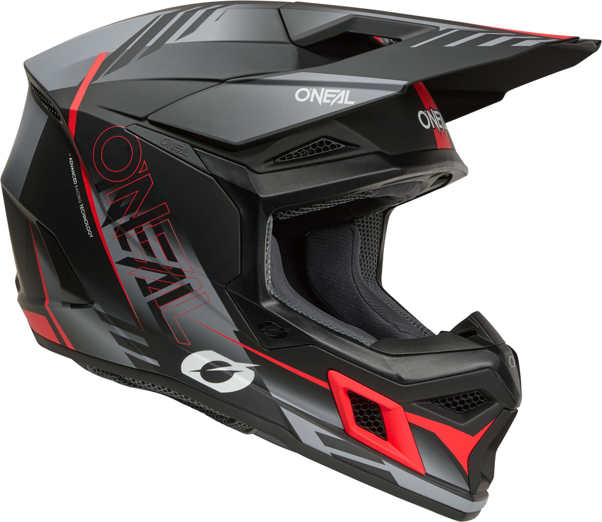 Side view of Oneal 3SRS HAZE Motocross Helmet
