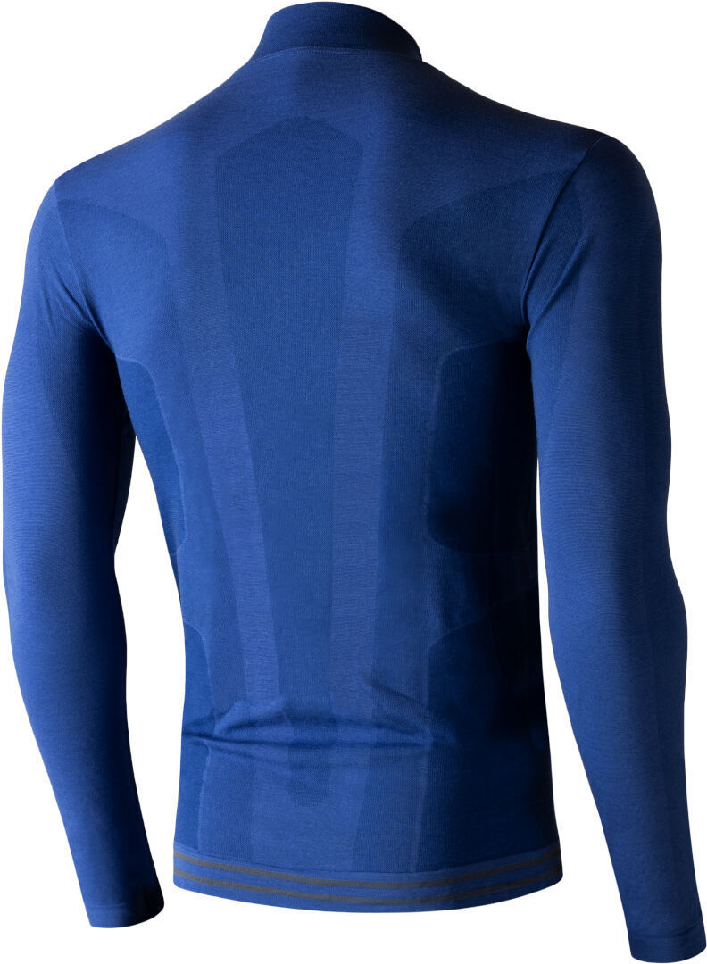 Lenz 6.0 Merino Turtle Neck Cămașă cu mânecă lungă albastru XL Figura 2