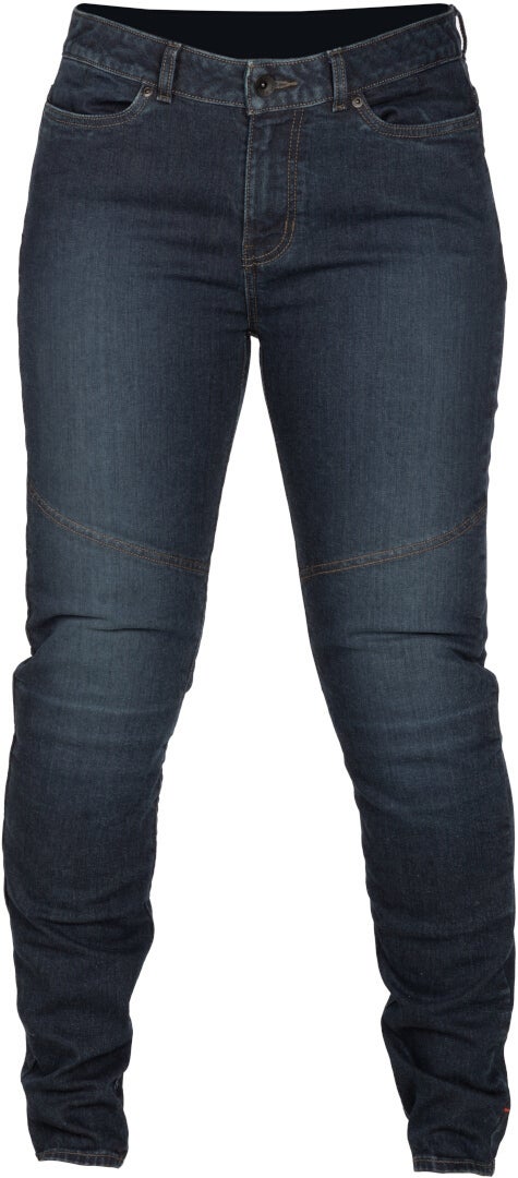 Klim Betty Tapered Stretch Dame Motorcykel Jeans mørkeblå 16/30 Figur 5