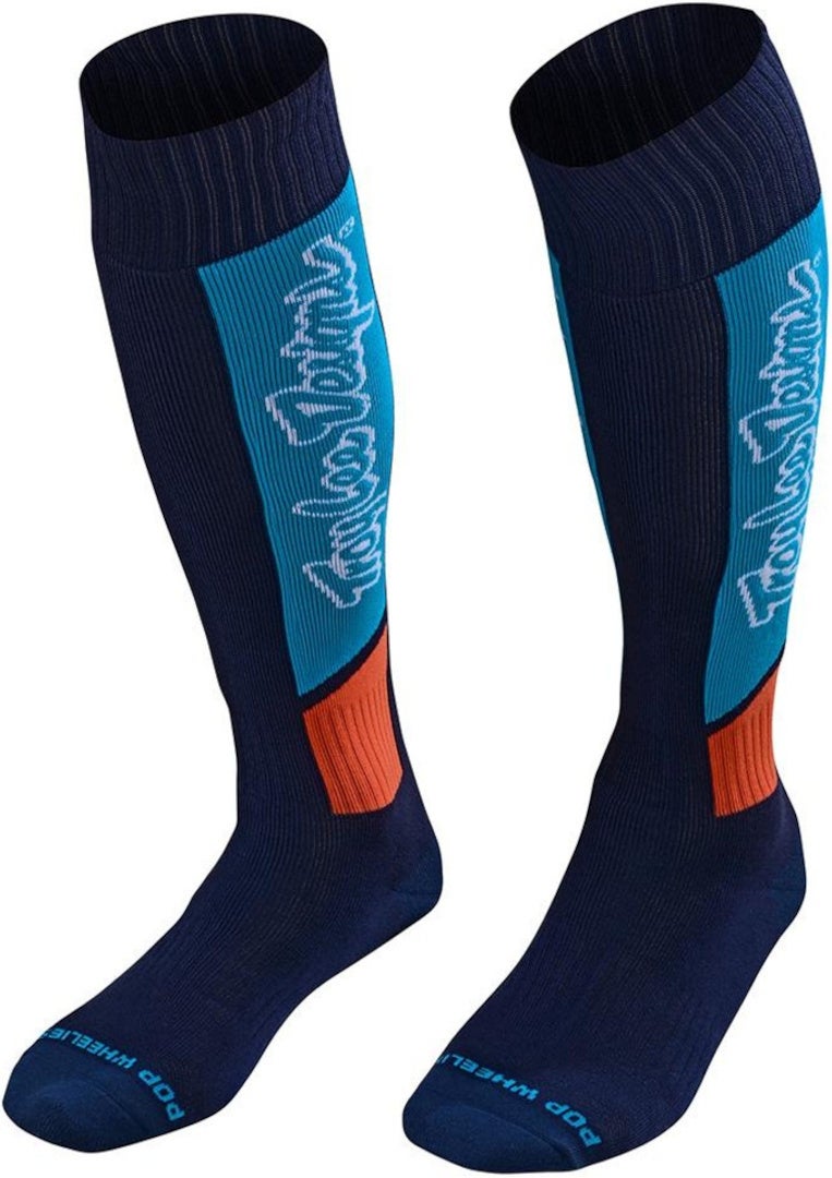 Troy Lee Designs GP Vox Thick Youth Motocross Socks dark blue Figure 1