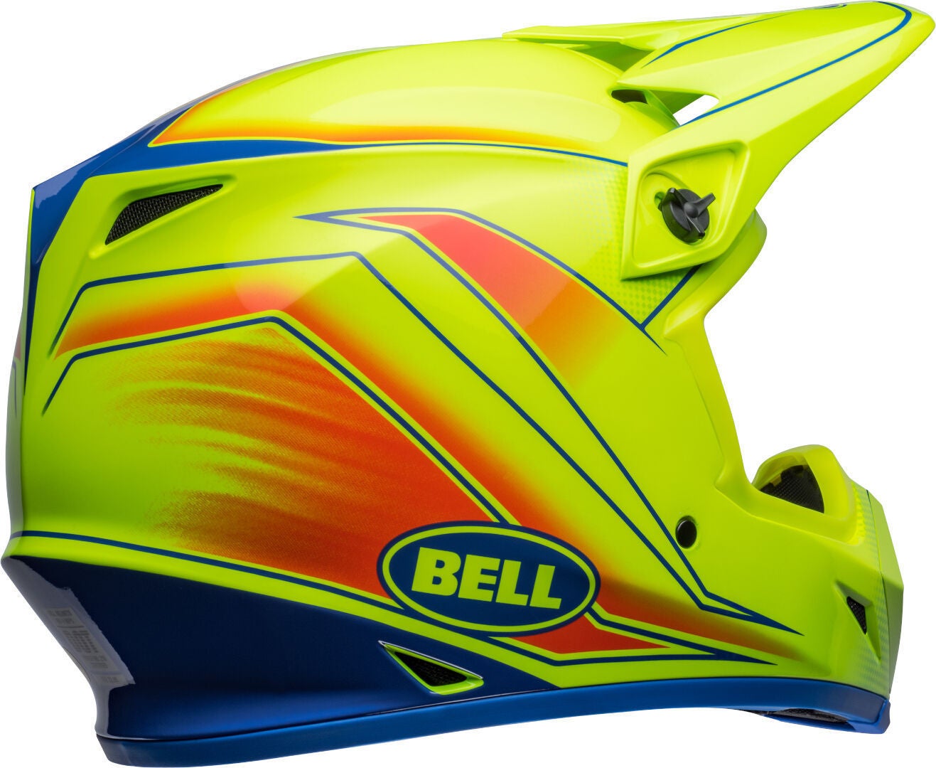 Bell MX-9 Mips Zone Motocross Helmet yellow/blue/red XXL (63/64) Figure 8