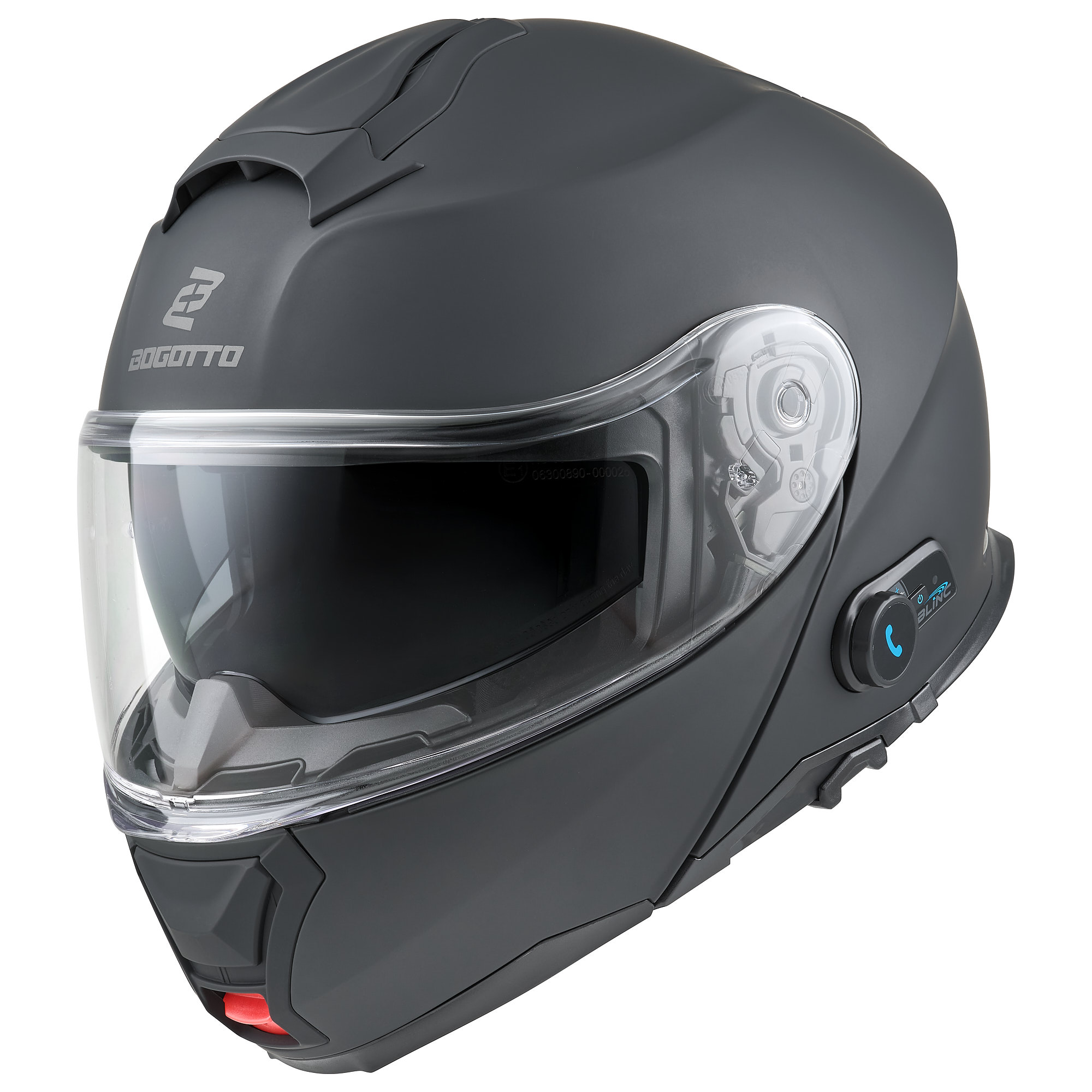 Bogotto H272 Bluetooth Sklápěcí helma Black Matt L (59/60) Obrázek 2