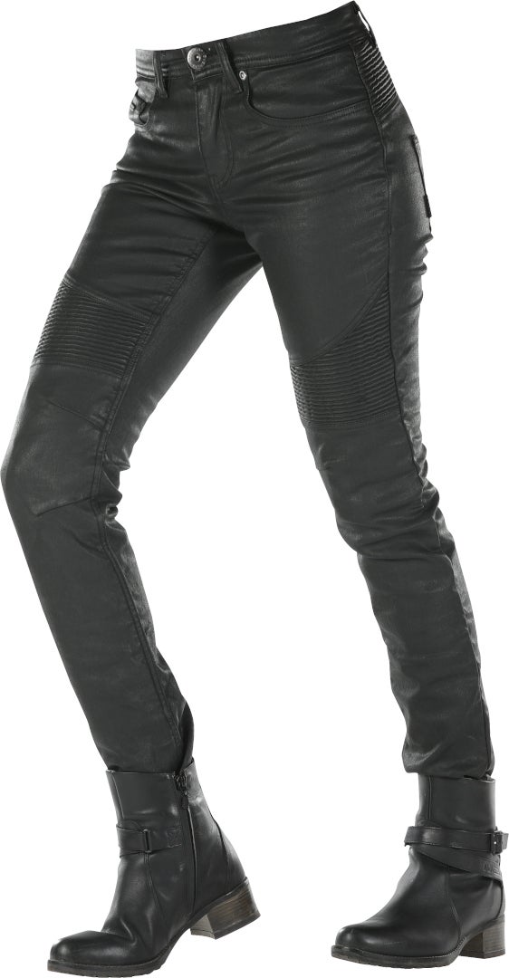 Overlap Imola Damer motorcykel jeans Sort 32 Figur 1