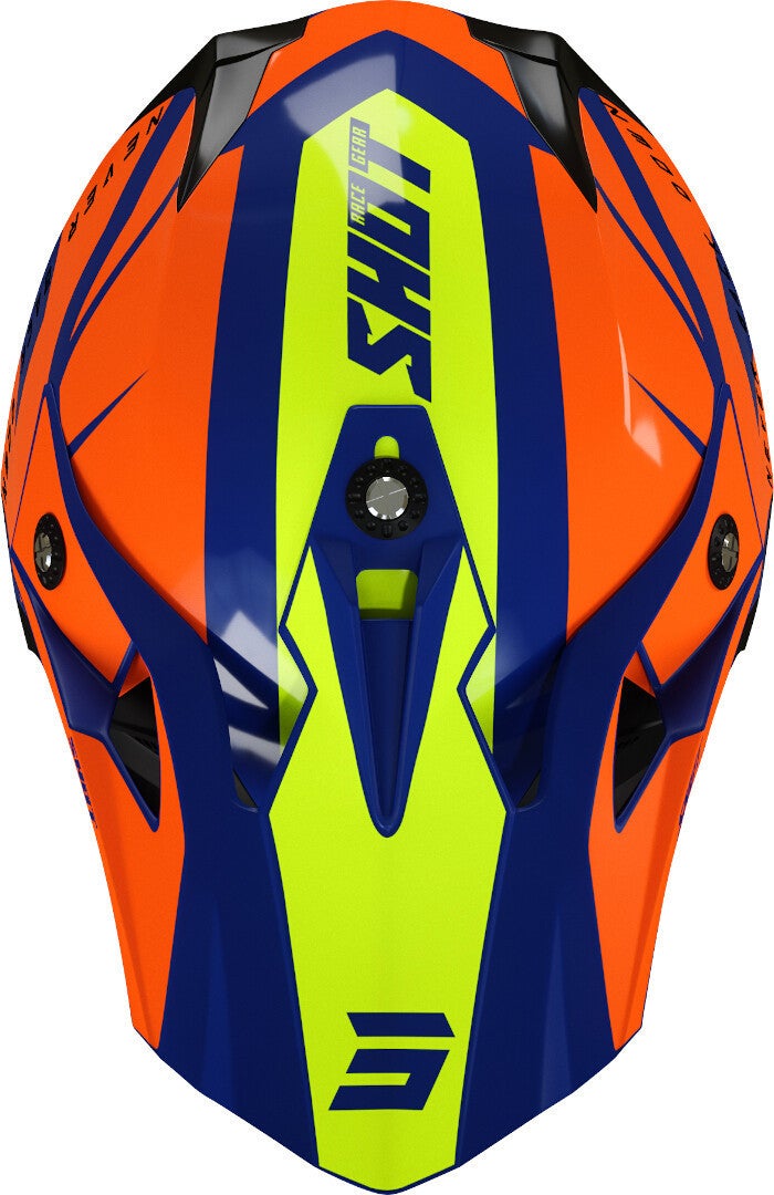 Shot Pulse Revenge Casco motocross blu/arancione M (57/58) Figura 3