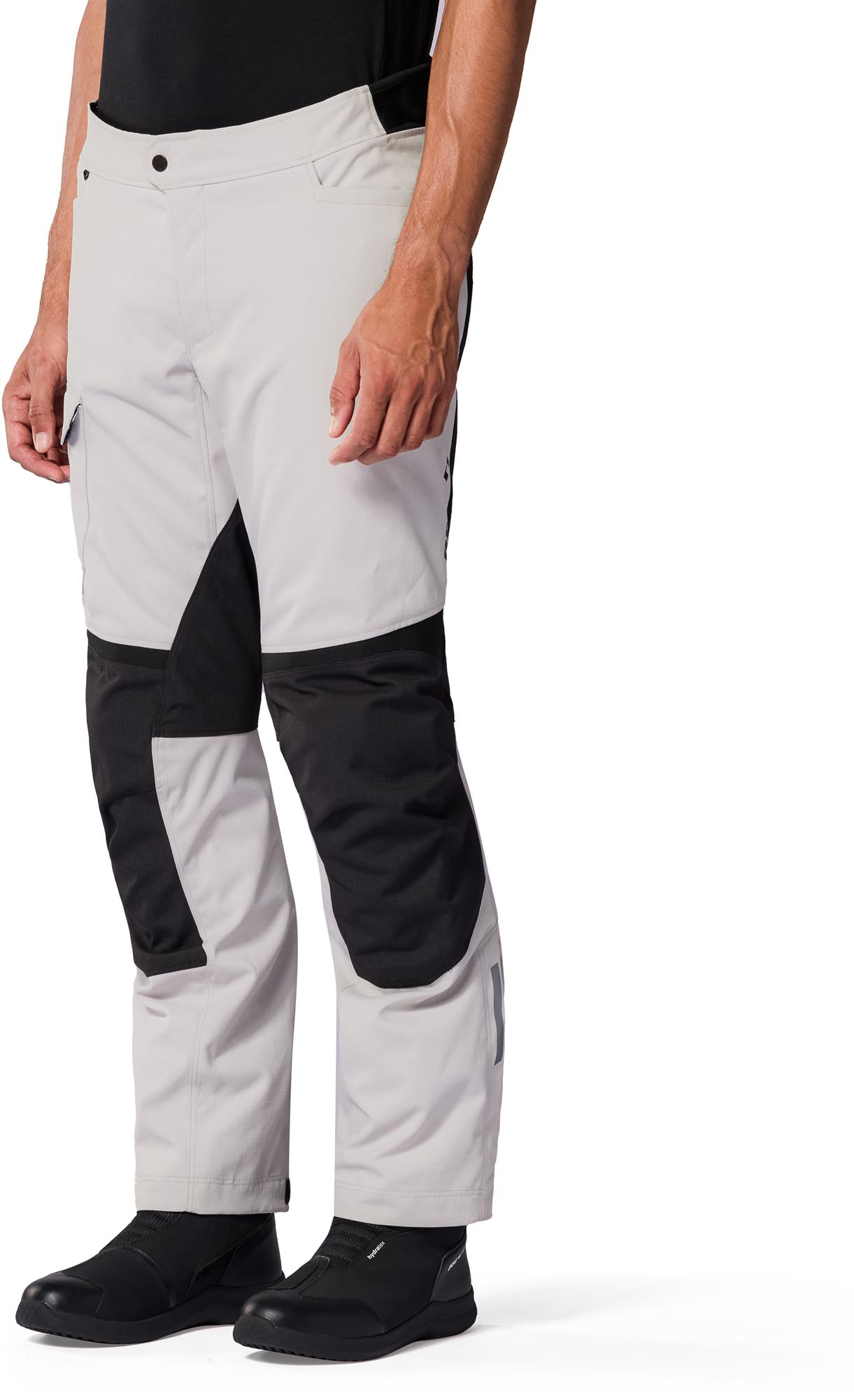 Revit Convergent H2O waterproof Motorcycle Textile Pants silver/black Short S Figure 5