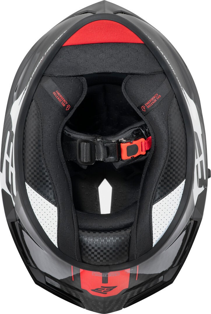 Bogotto Phantom Combo Carbon Hełm czarno/czerwono/białe 2XL Rysunek 11