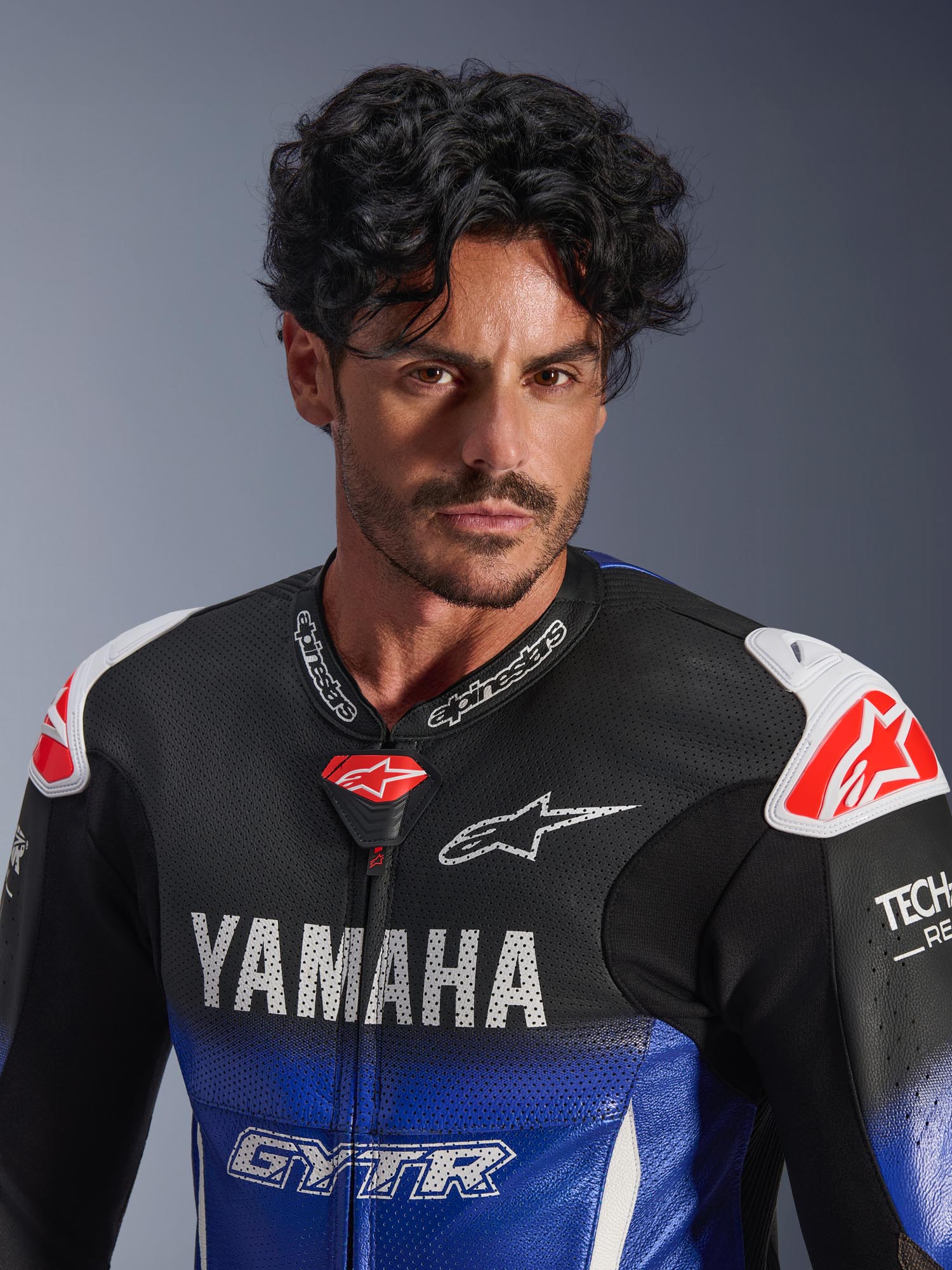 Alpinestars YAMAHA GP-R7 perforated 1- Piece Motorcycle Leather Suit 52 Figure 9