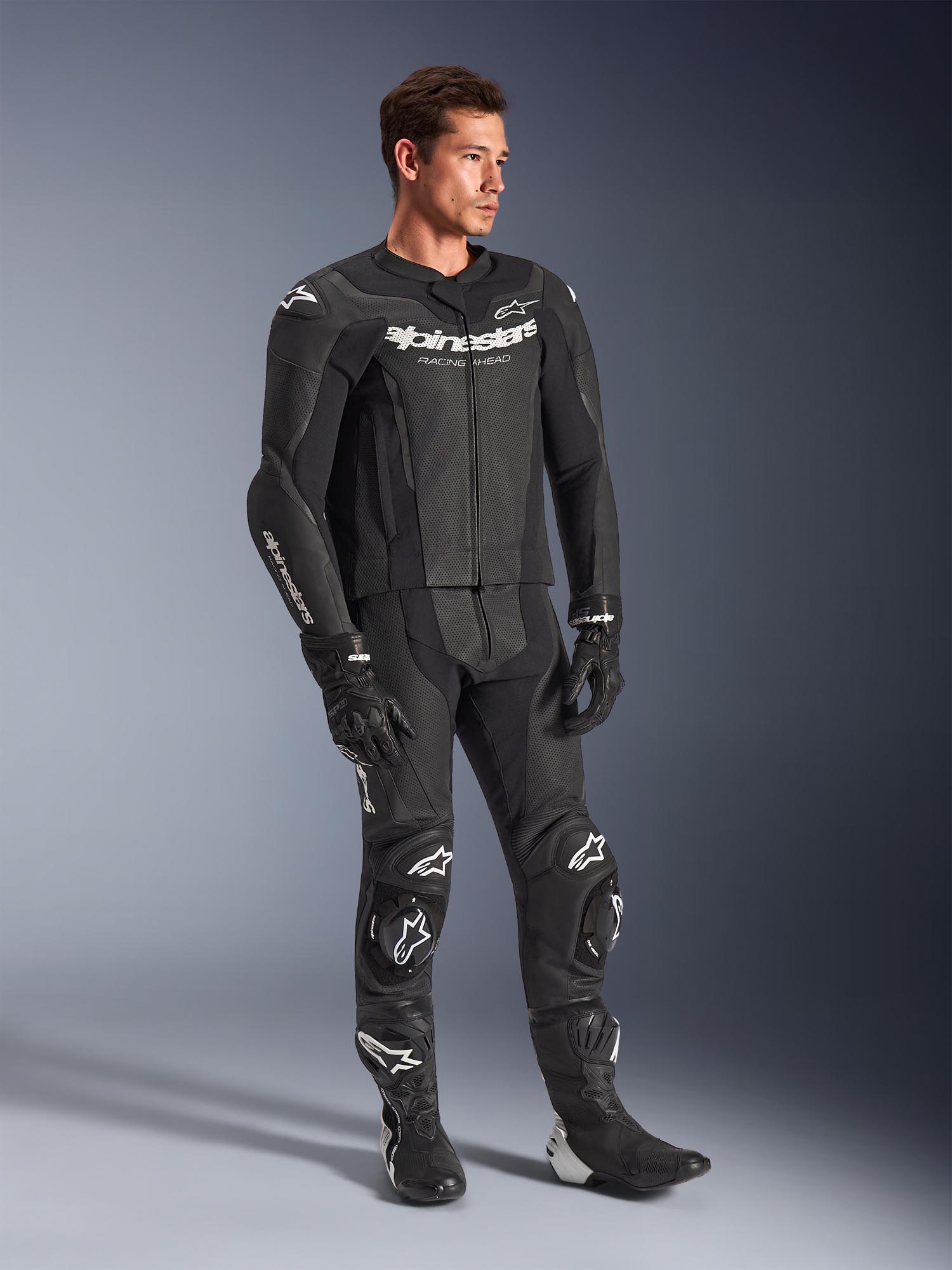 Alpinestars GP Force V2 Terno de Couro de Motocicleta de Duas Peças preto 62 Figura 4