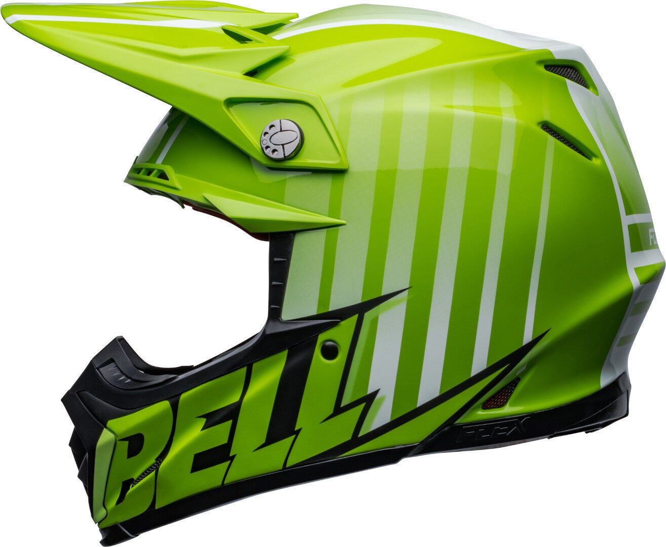 Bell Moto-9S Flex Sprint Casco Motocross Verde/Nero M Figura 4