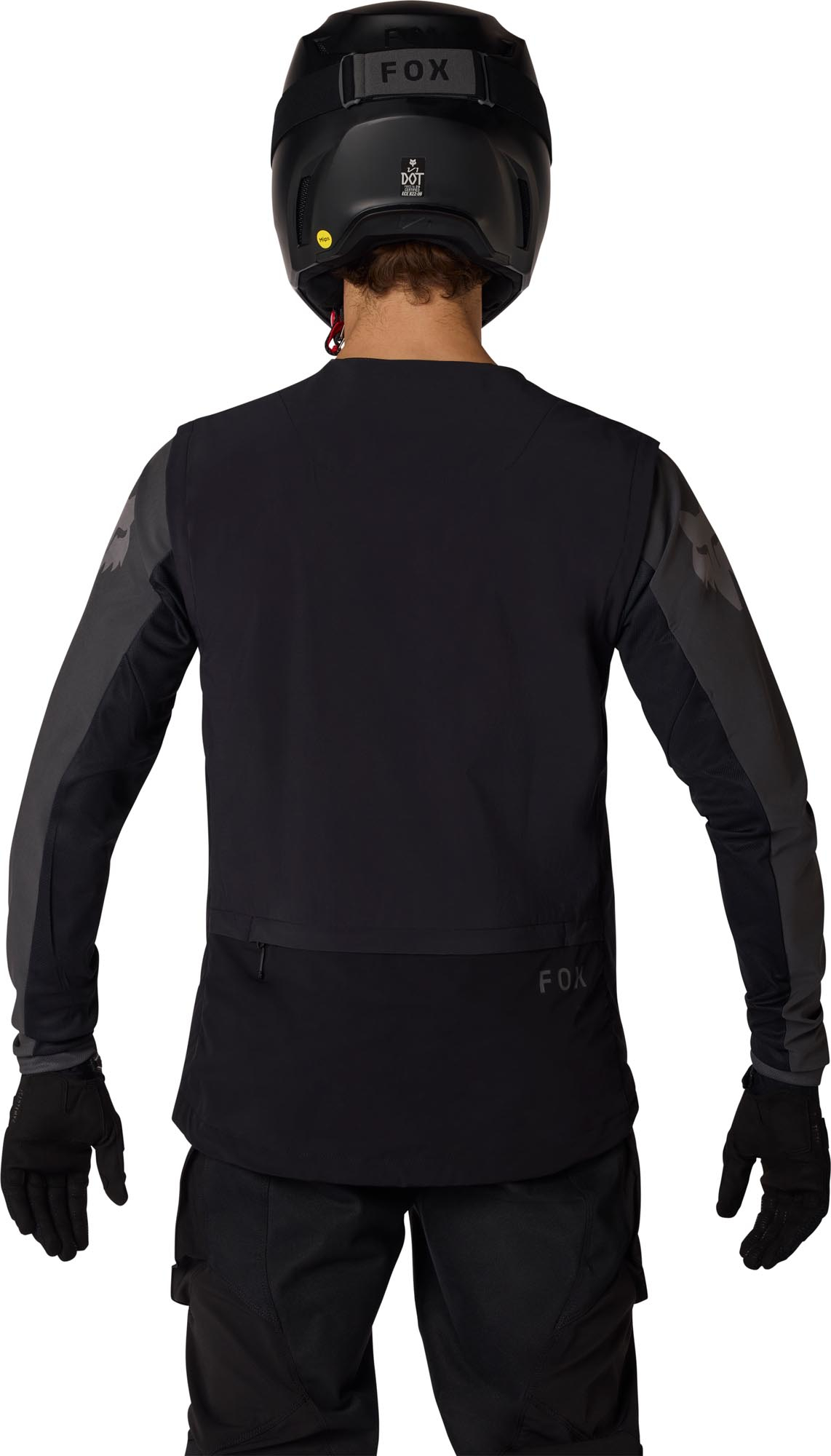 FOX Ranger Wind Off-Road chaleco impermeable de motocross negro 3XL Figura 4