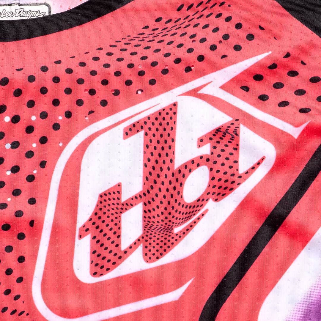 Troy Lee Designs SE Ultra Optic Motocross Jersey weiß/pink/schwarz M Abbildung 9