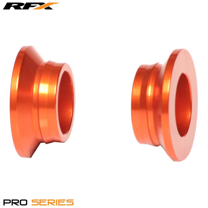 Rfx Orange Pro Wheel Spacers Rear (Orange) - Ktm Sx/Sxf 125-525