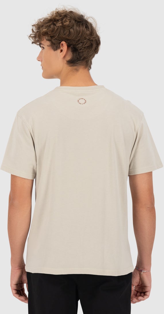 Alife And Kickin MaddoxAK A Autumn T-Shirt Efterår T-shirt beige L Figur 4