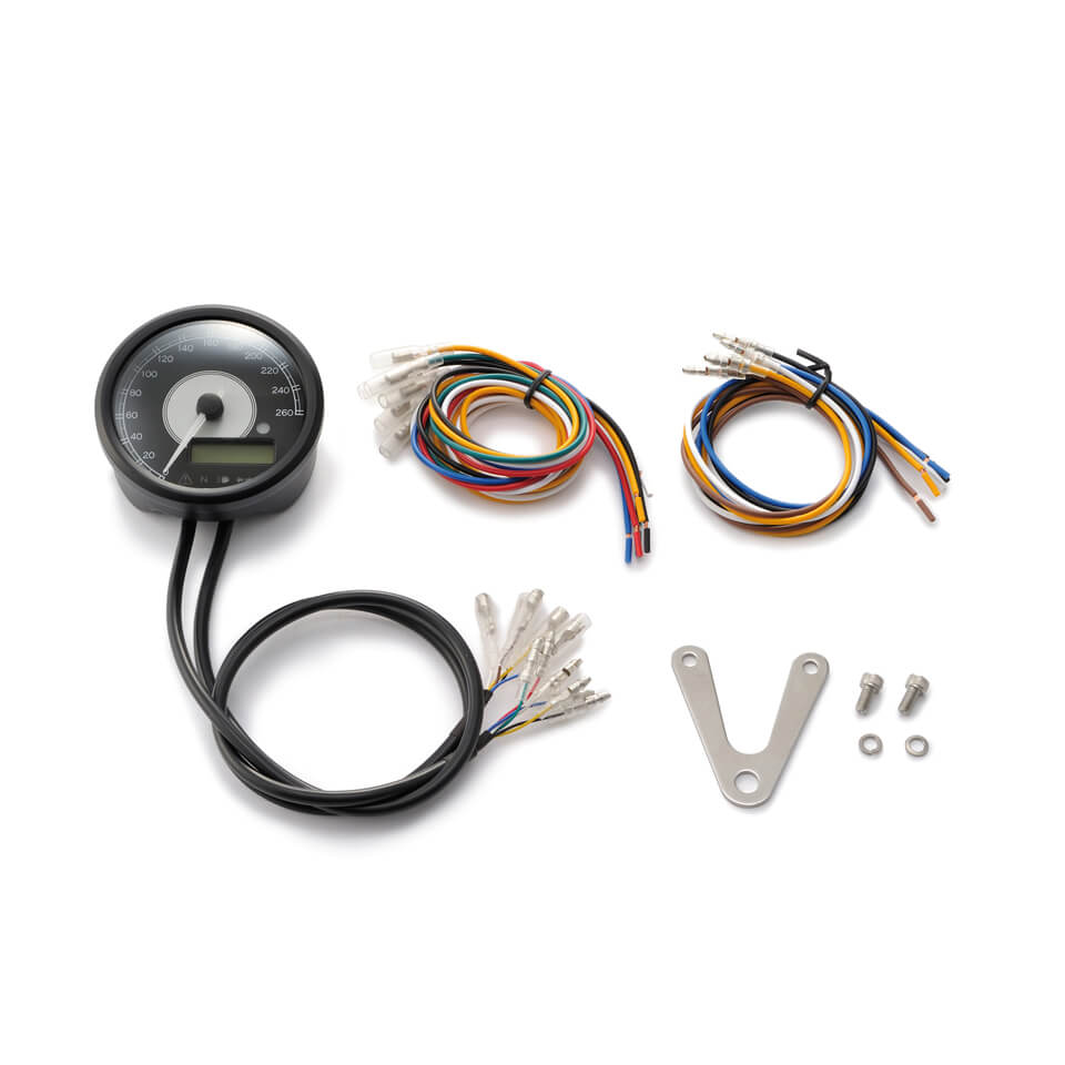 DAYTONA Corp. VELONA, Digitaler Tachometer mit Drehzahlmesser und Halter, Ø 80 mm 260 km/h Figura 2
